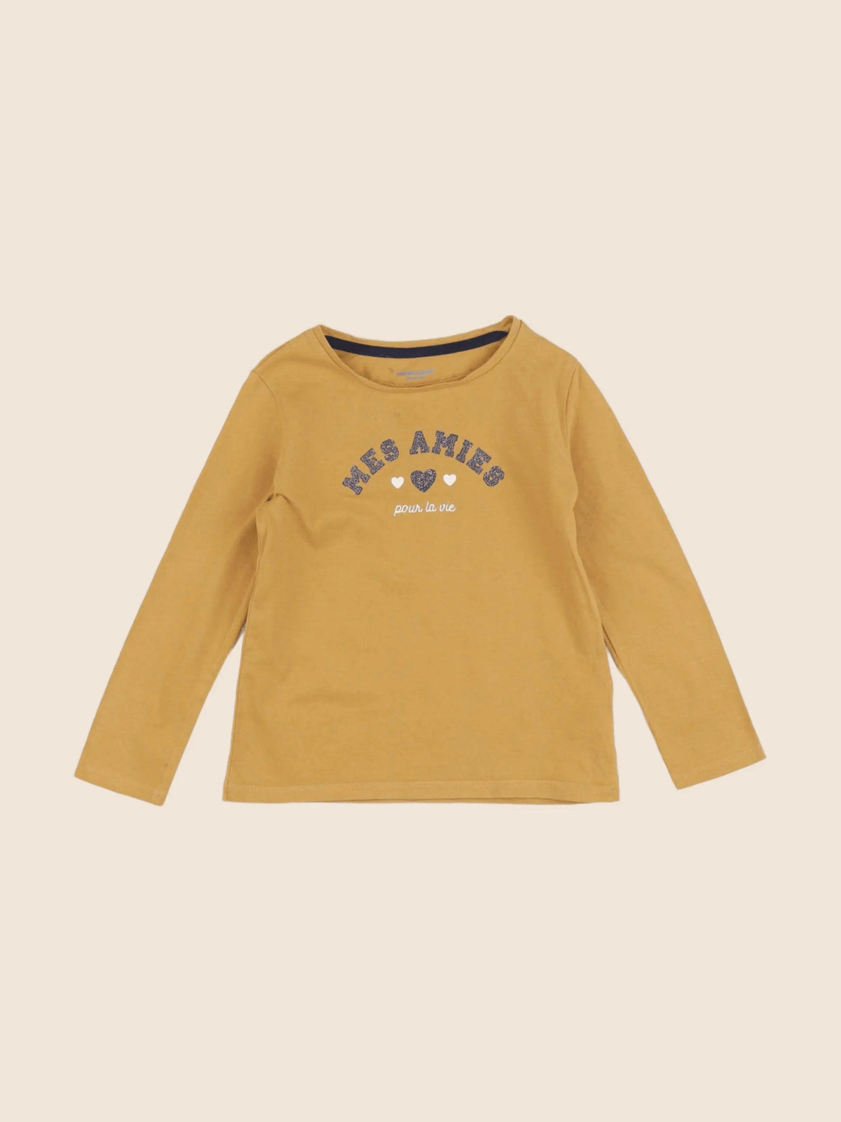 Vertbaudet - tee-shirt jaune - 4 ans
