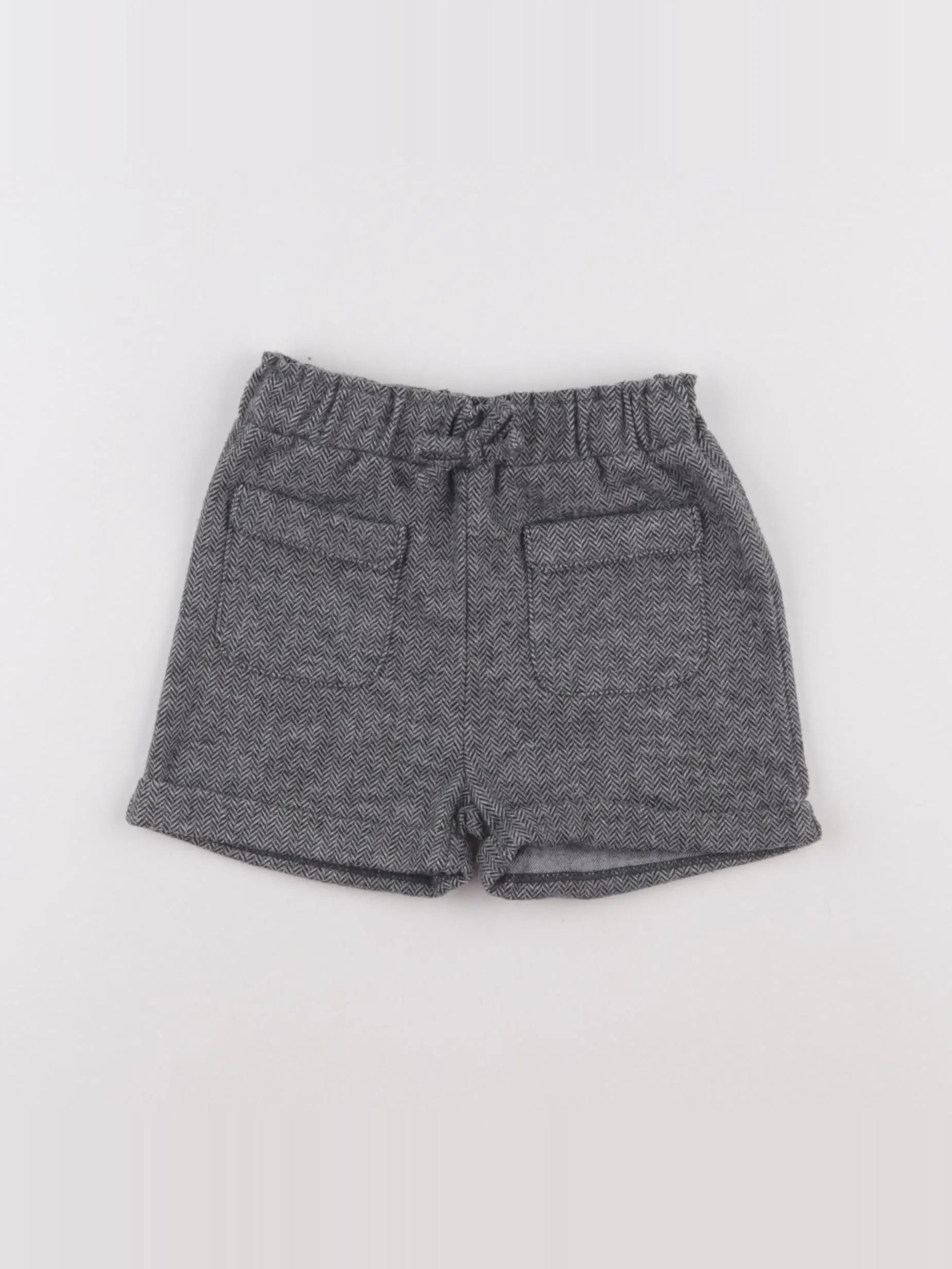 Vertbaudet - short gris - 18 mois