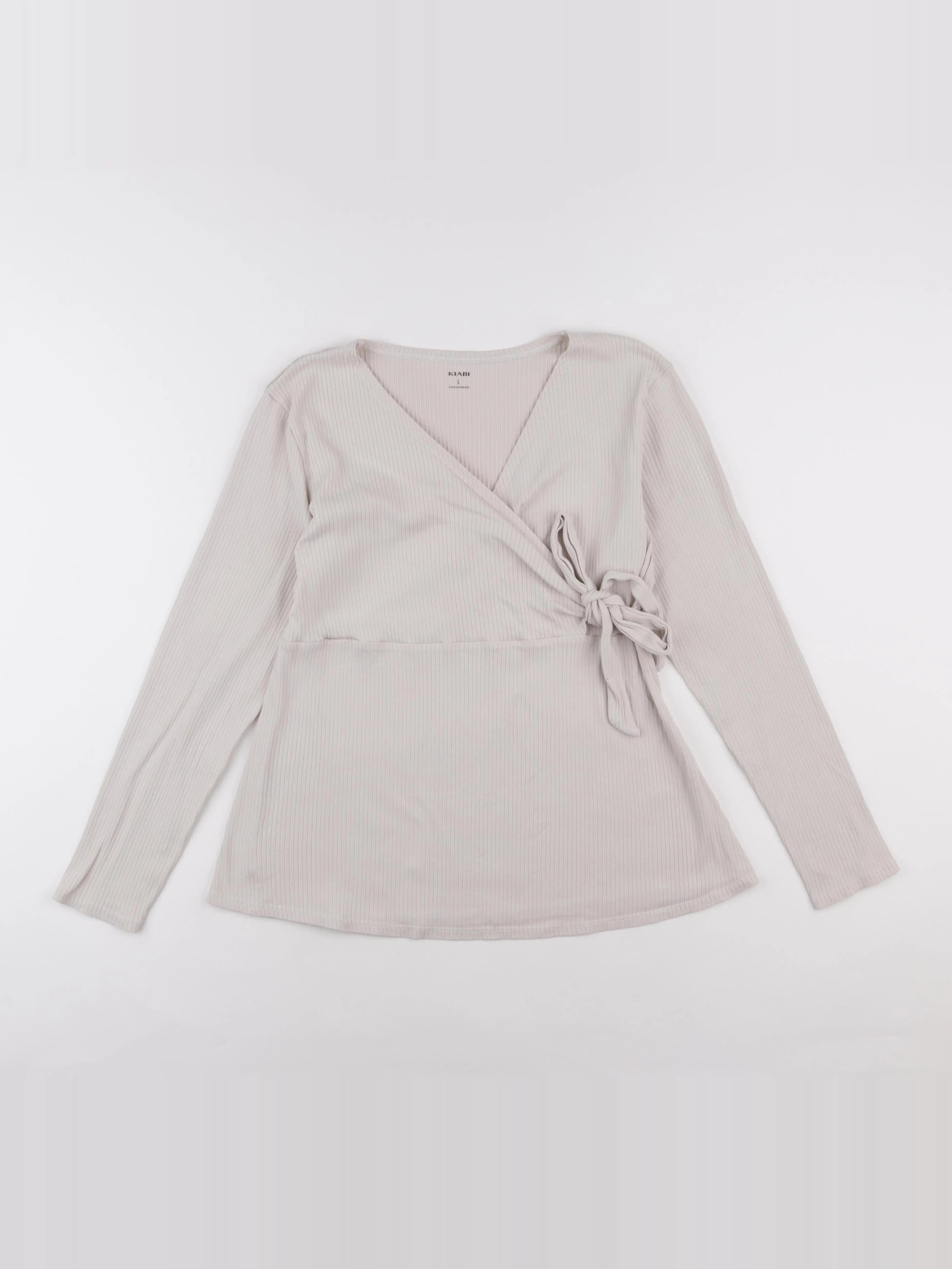 Kiabi - tee-shirt grossesse beige - l