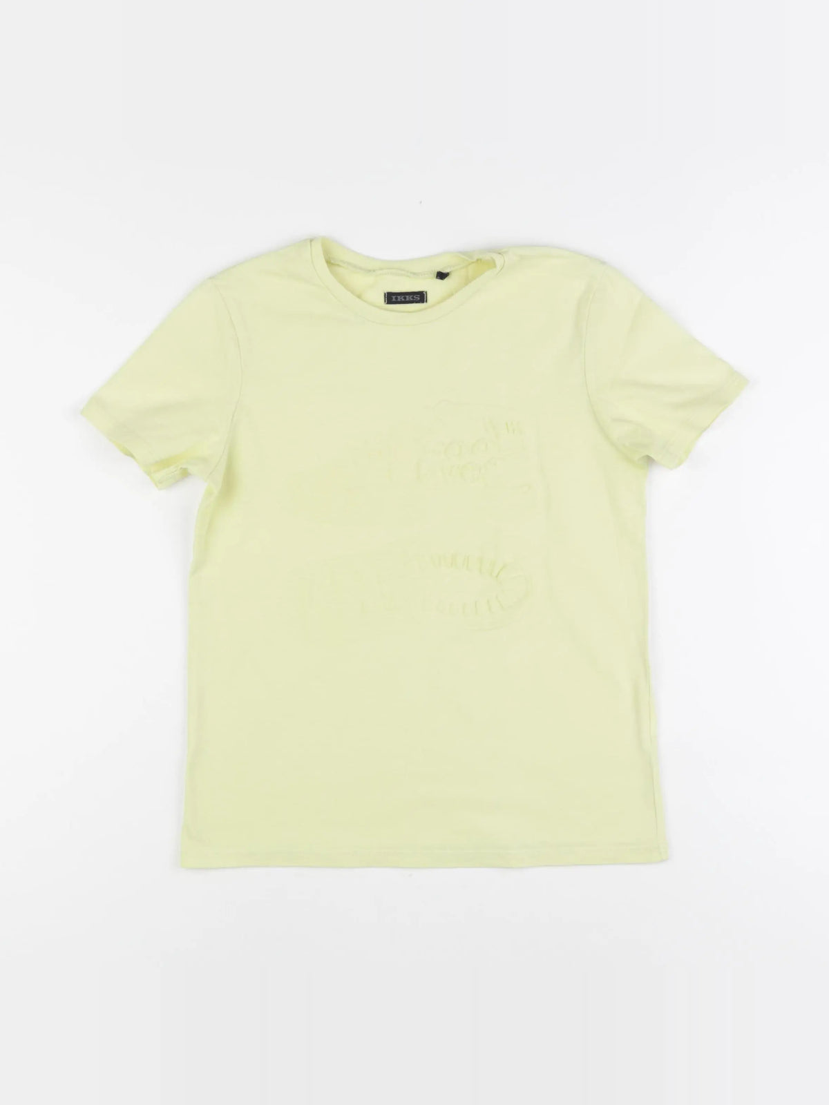 IKKS - tee-shirt jaune - 8 ans