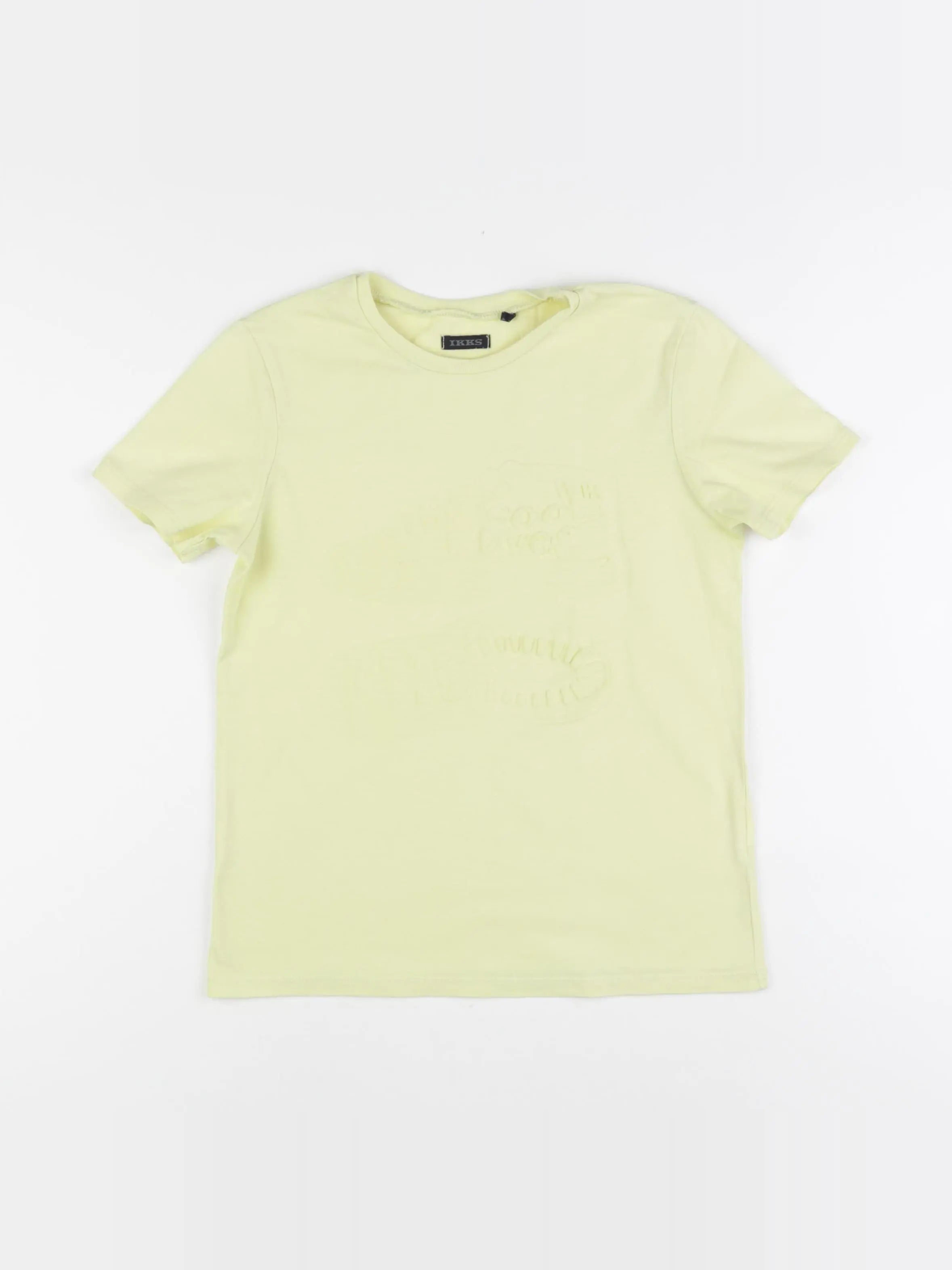 IKKS - tee-shirt jaune - 8 ans