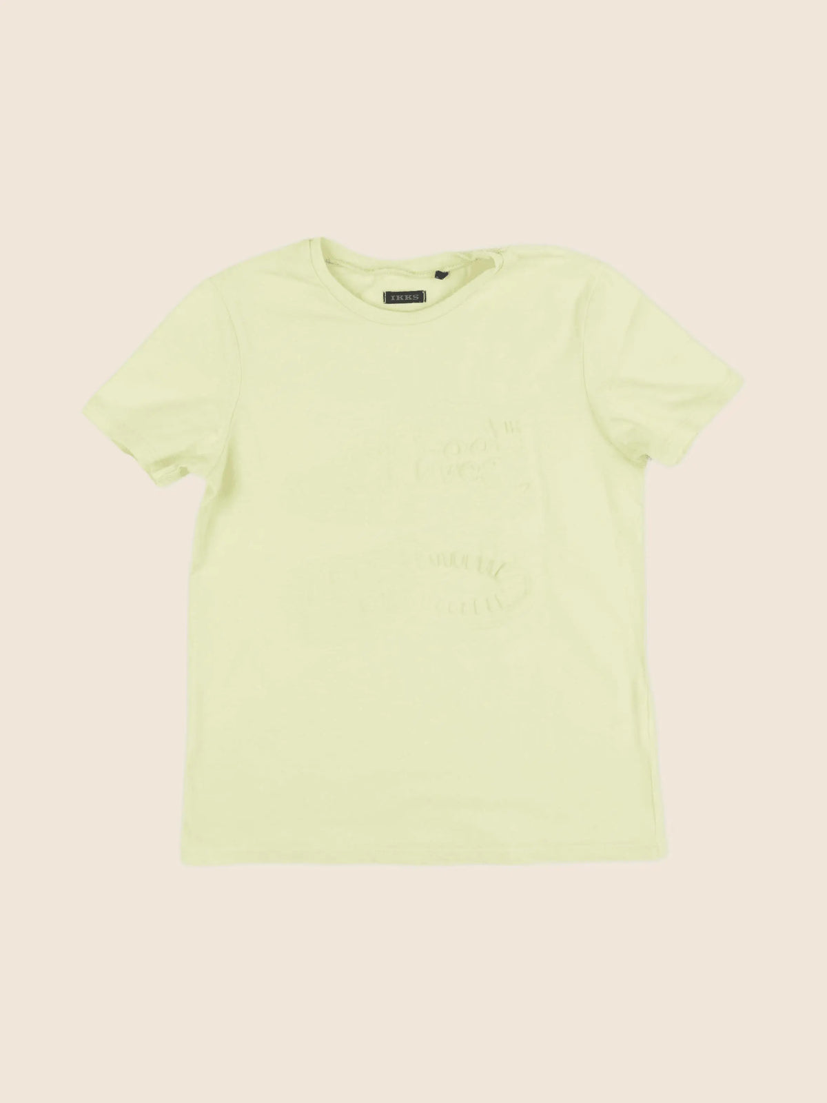 IKKS - tee-shirt jaune - 8 ans