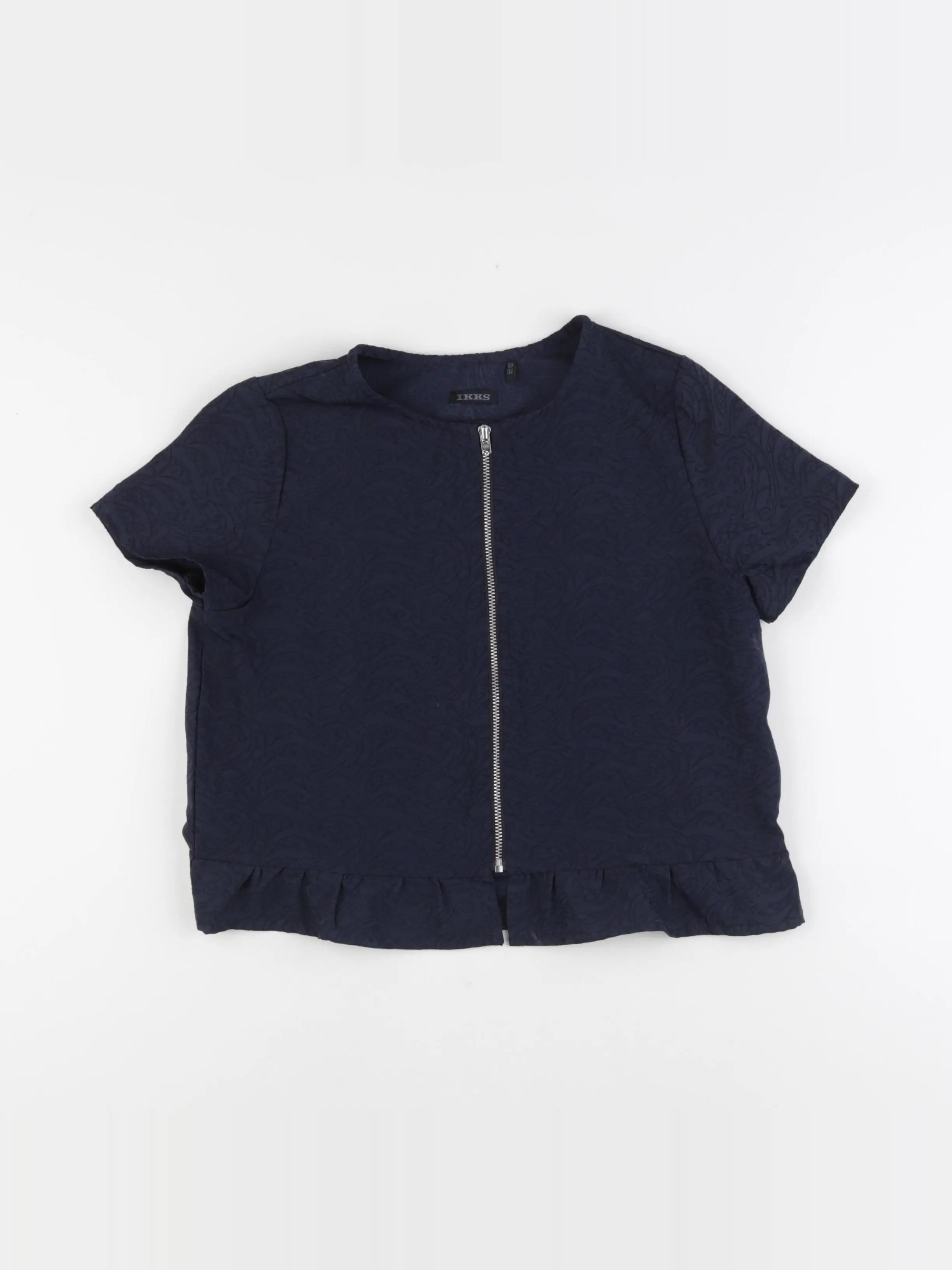 IKKS - blouse bleu - 12 ans
