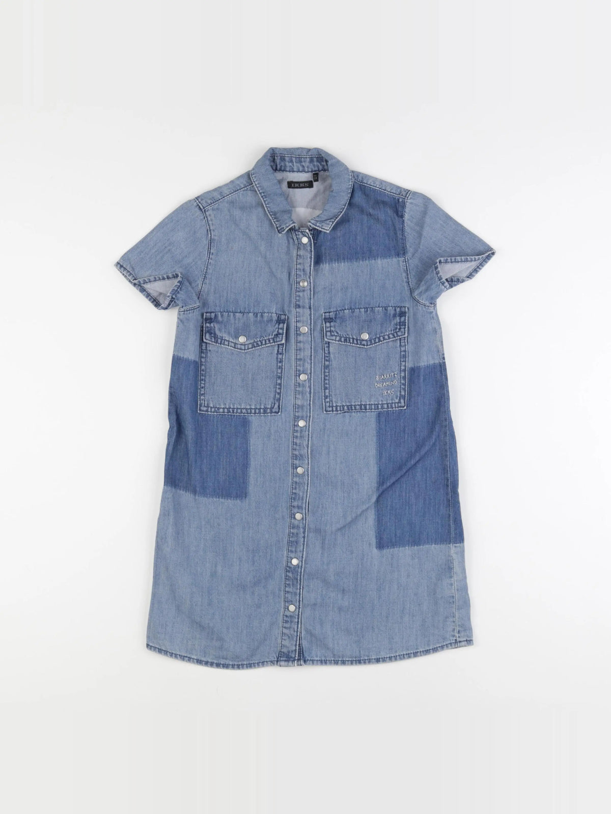IKKS - robe bleu - 8 ans