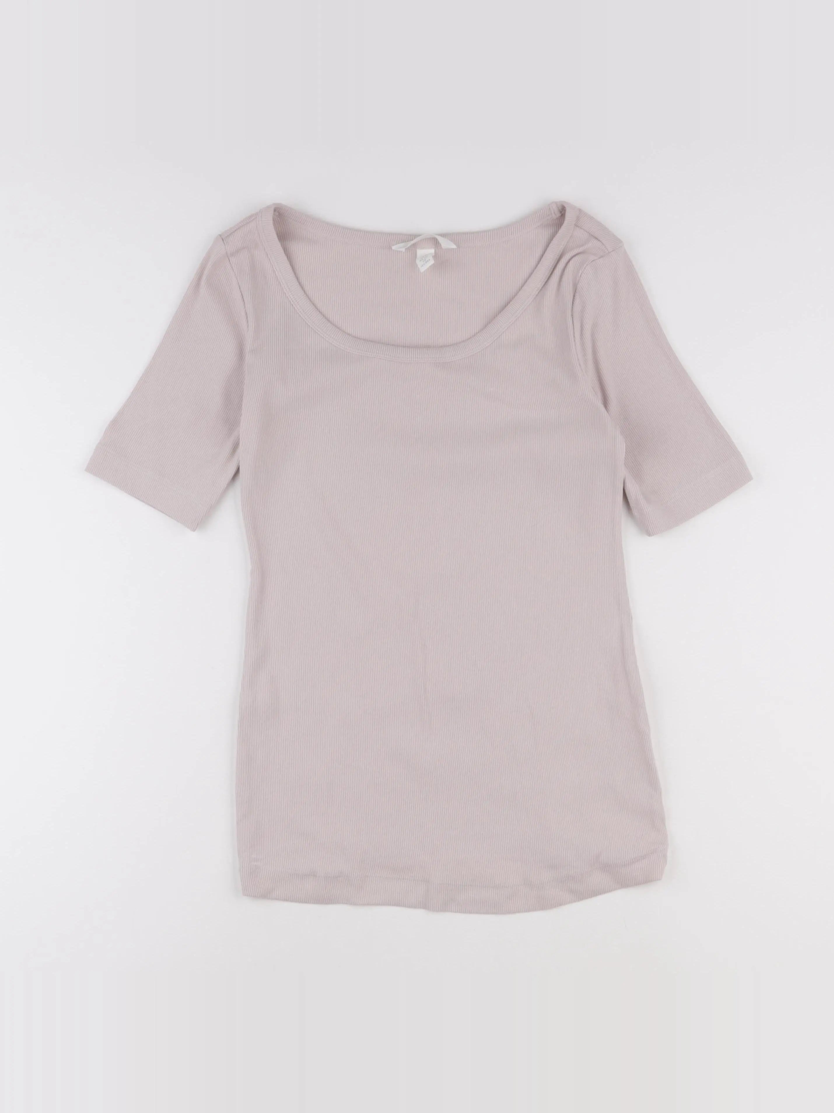 H&M - tee-shirt grossesse rose - s