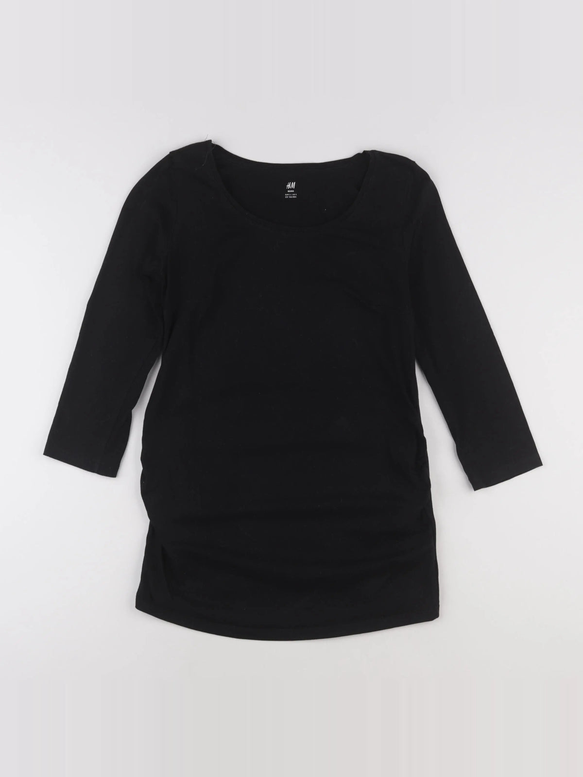 H&M - tee-shirt grossesse noir - s