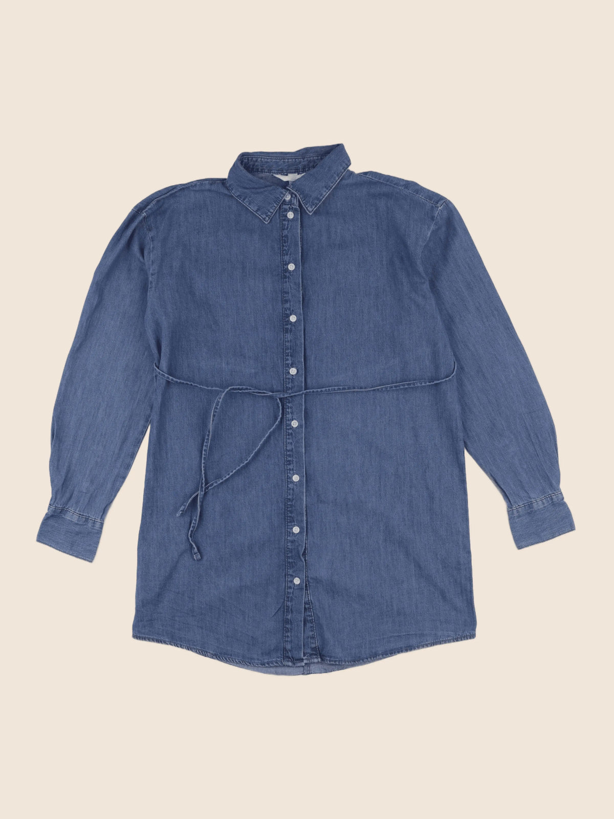 H&M - chemise grossesse bleu - xs