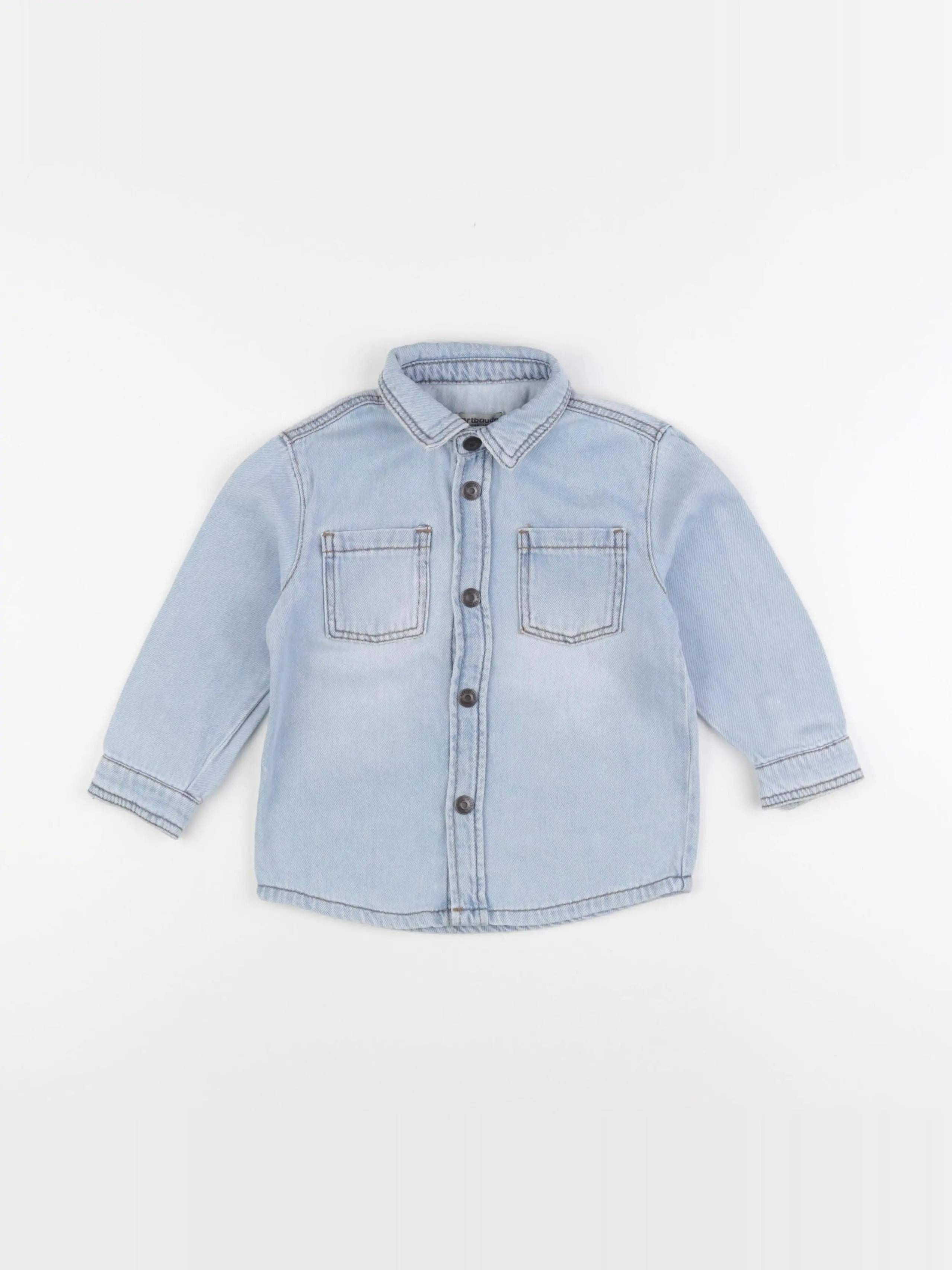 Vertbaudet - chemise bleu - 3 ans