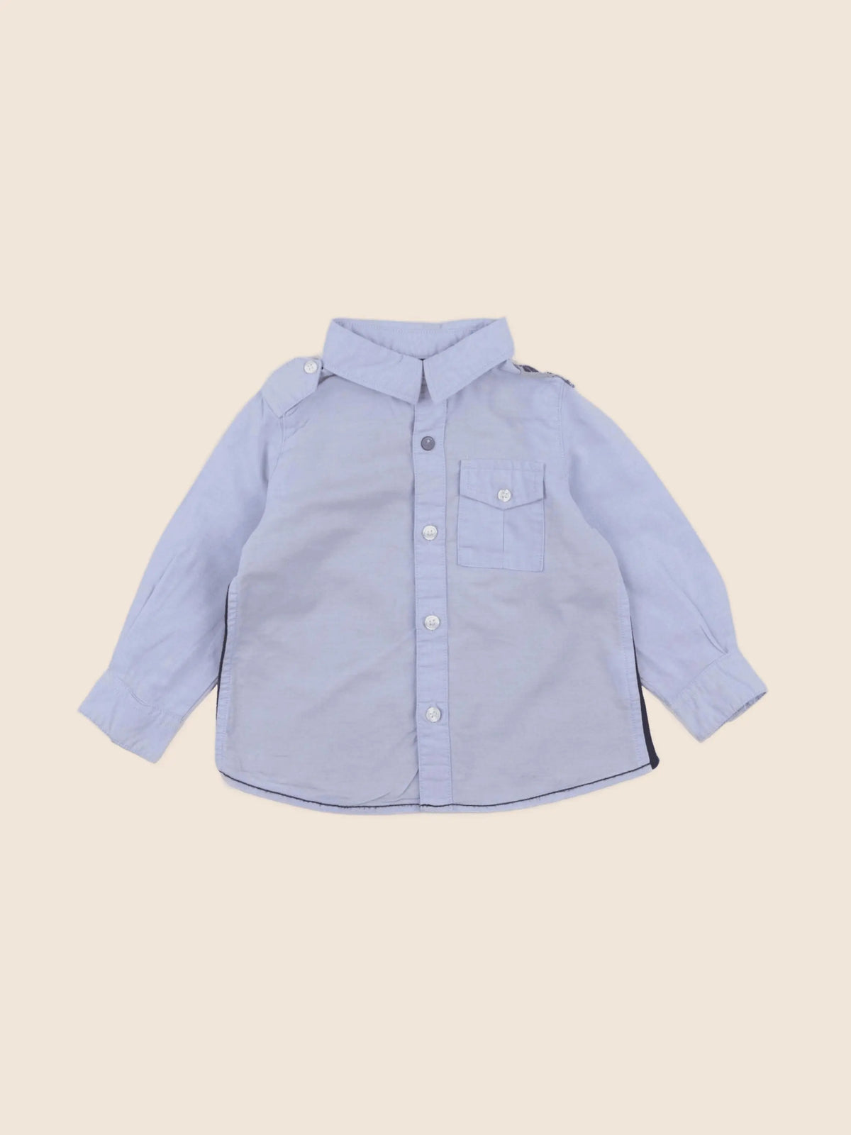 IKKS - chemise bleu - 12 mois