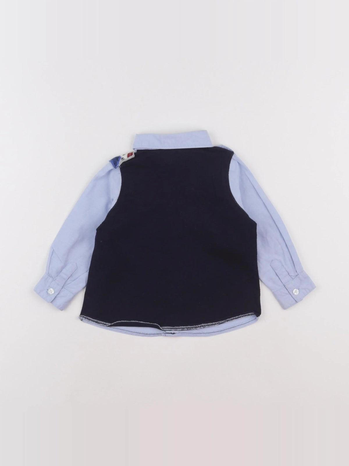 IKKS - chemise bleu - 12 mois