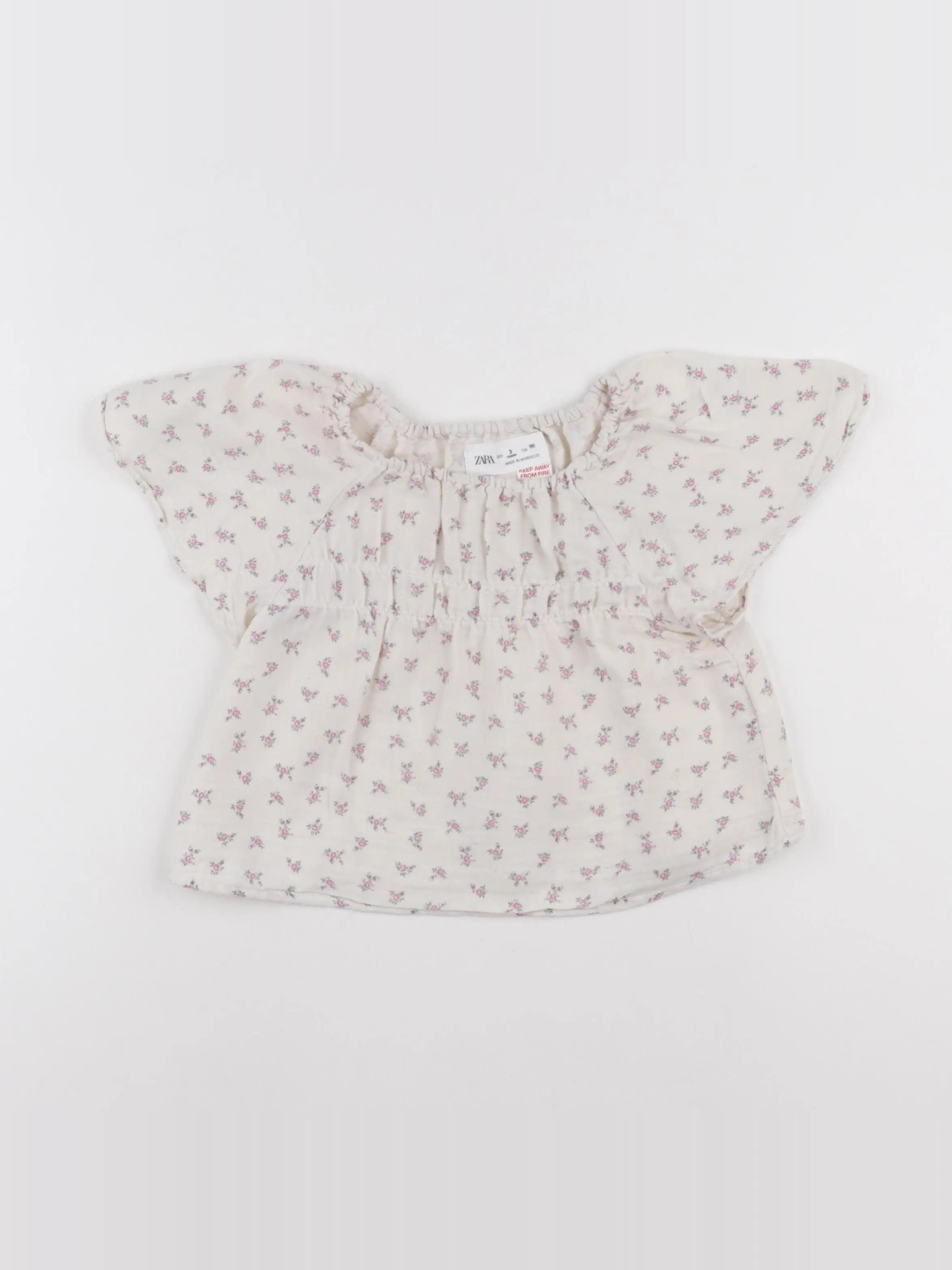 Zara - blouse beige - 3 ans