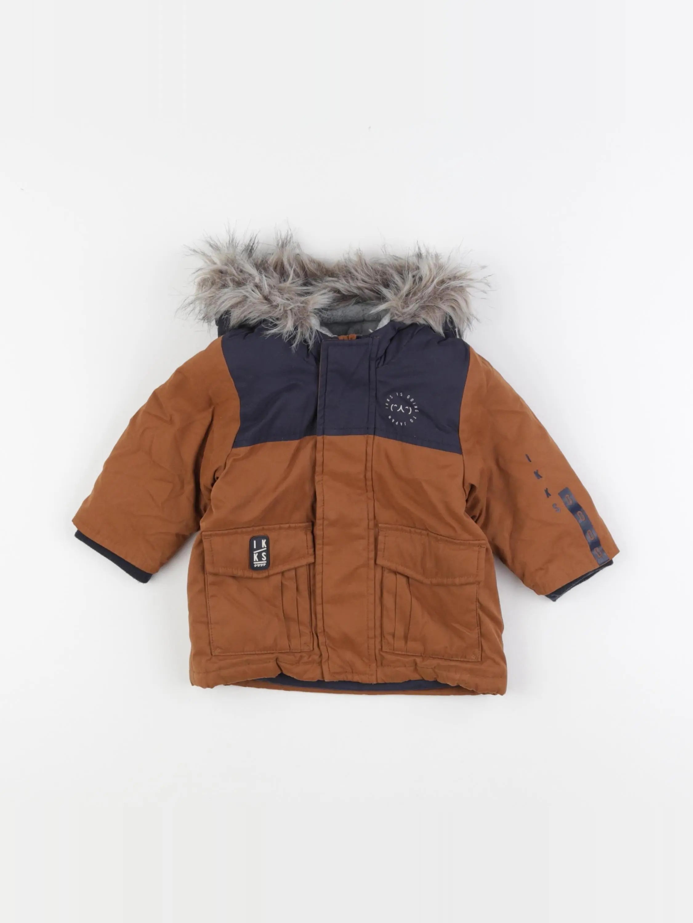 IKKS - parka marron - 6 mois