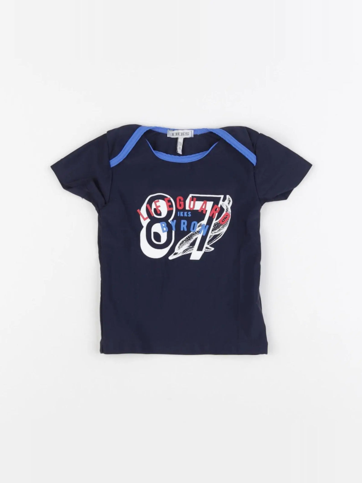 IKKS - tee-shirt de bain bleu - 12 mois