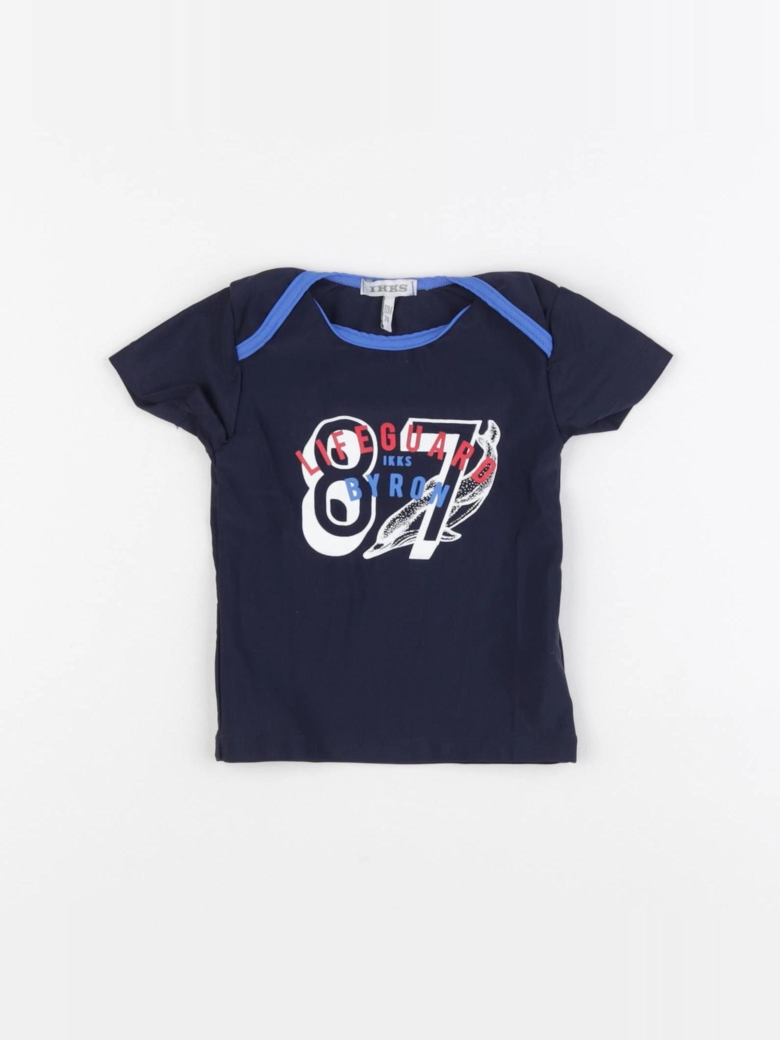 IKKS - tee-shirt de bain bleu - 12 mois