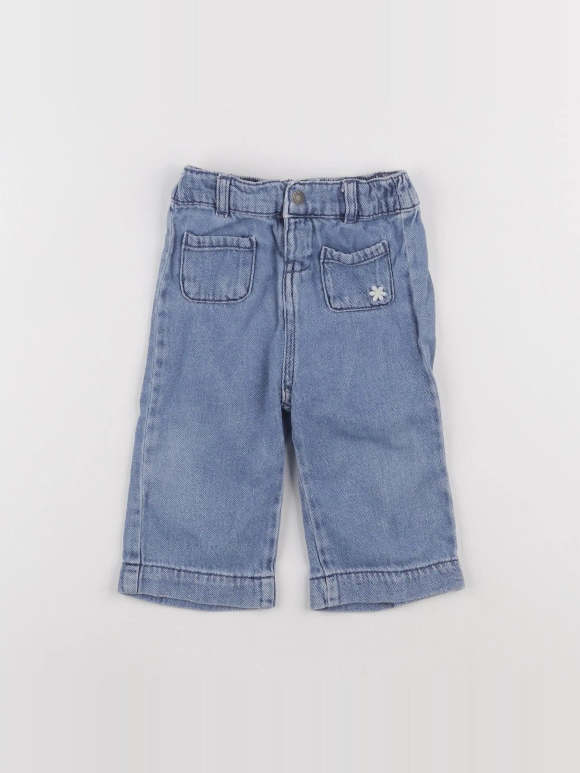 Vertbaudet - jean bleu - 12 mois