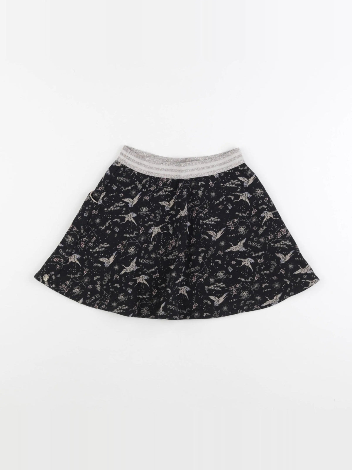 IKKS - jupe noir - 8 ans