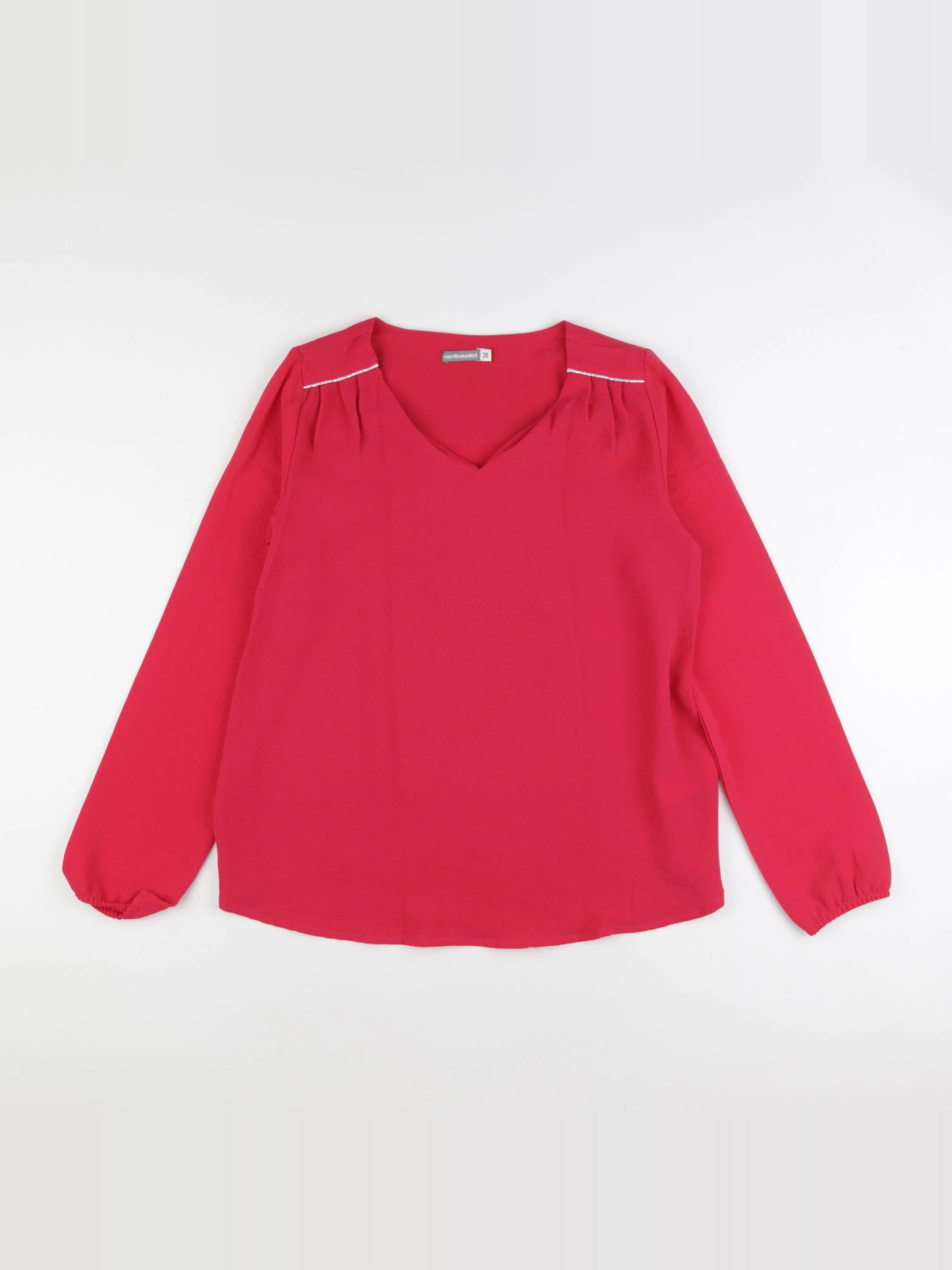 Vertbaudet - blouse grossesse rouge - 38