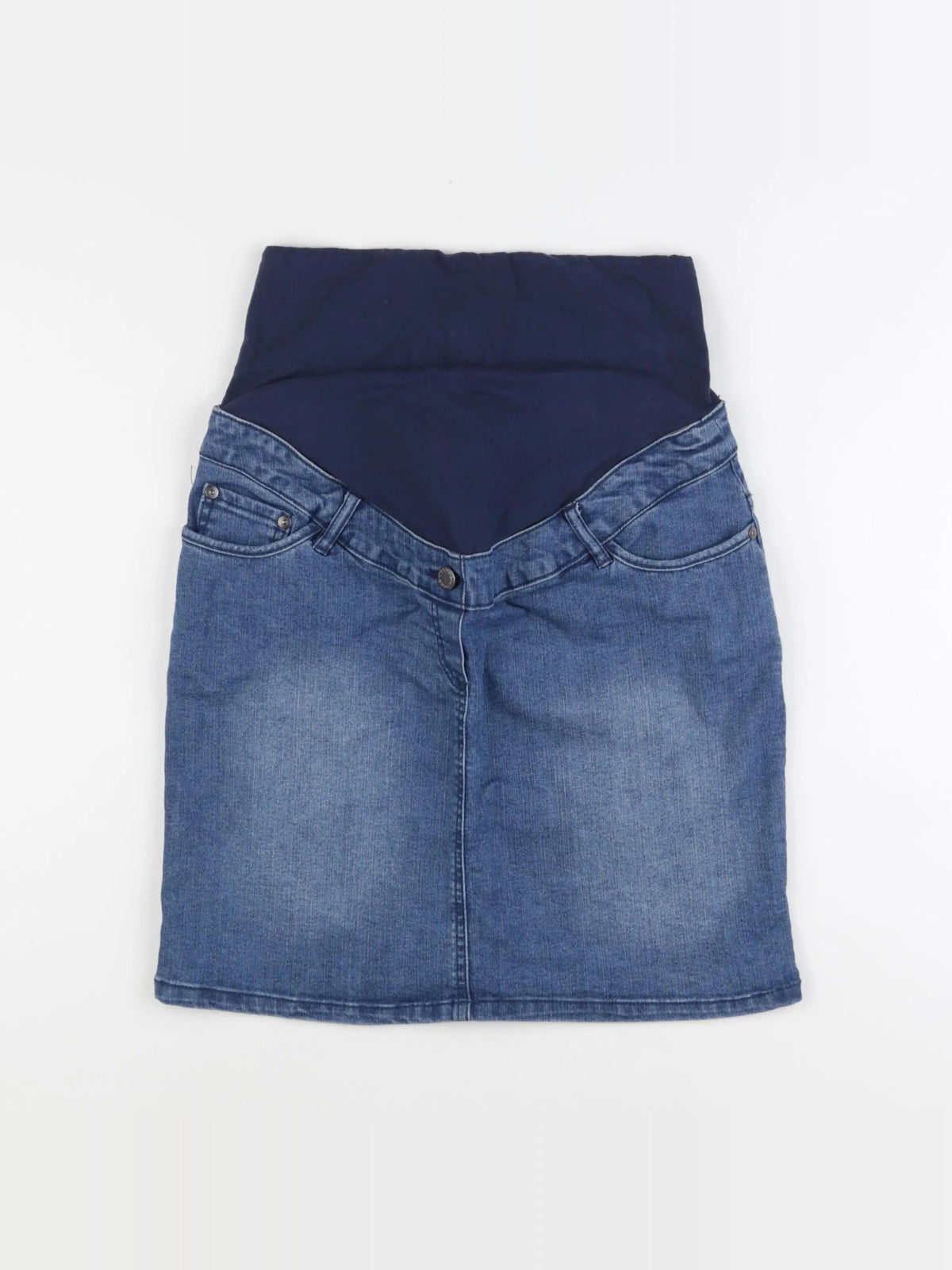 Vertbaudet - jupe grossesse bleu - 36