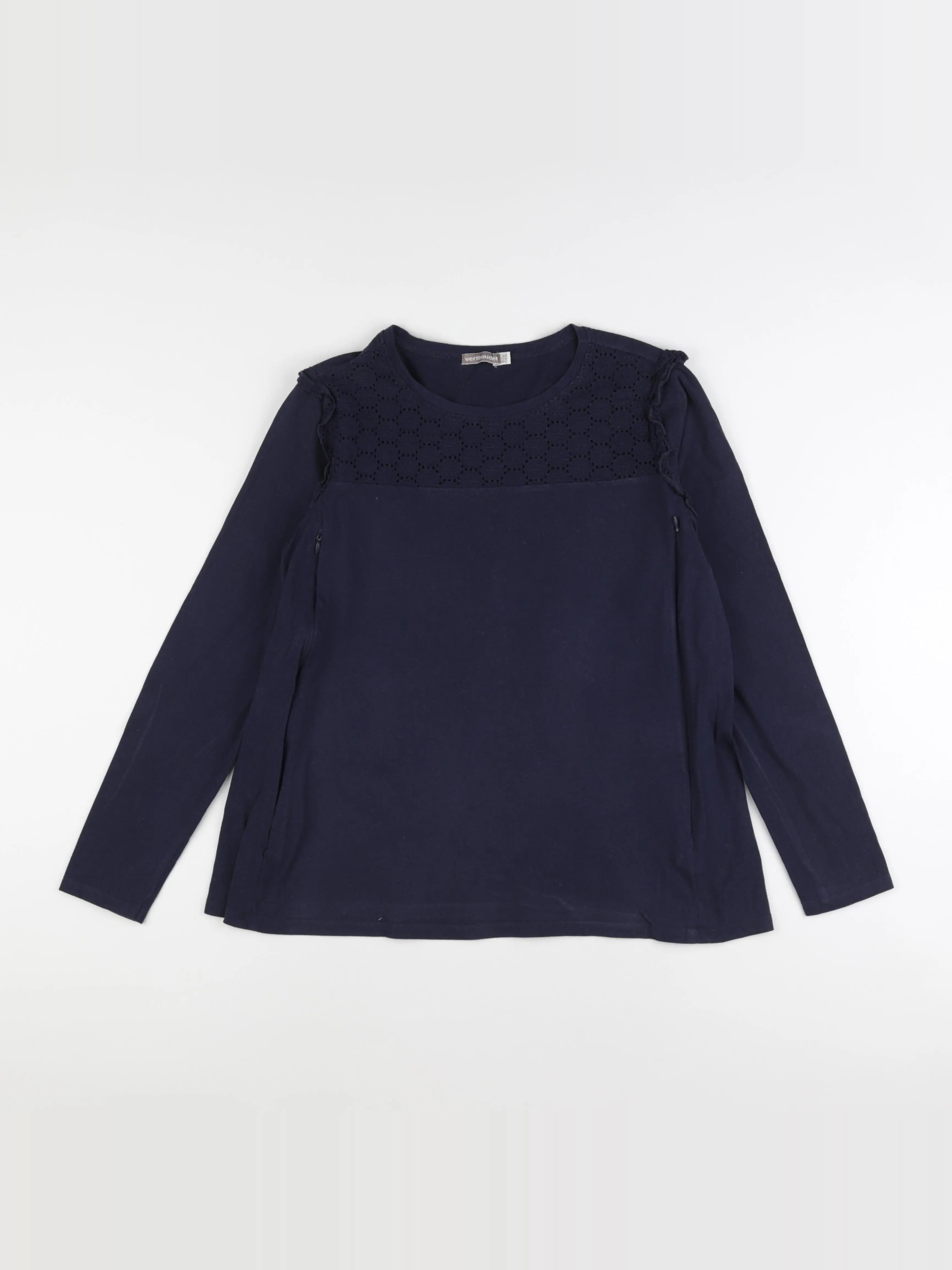 Vertbaudet - tee-shirt grossesse bleu - 38 à 40