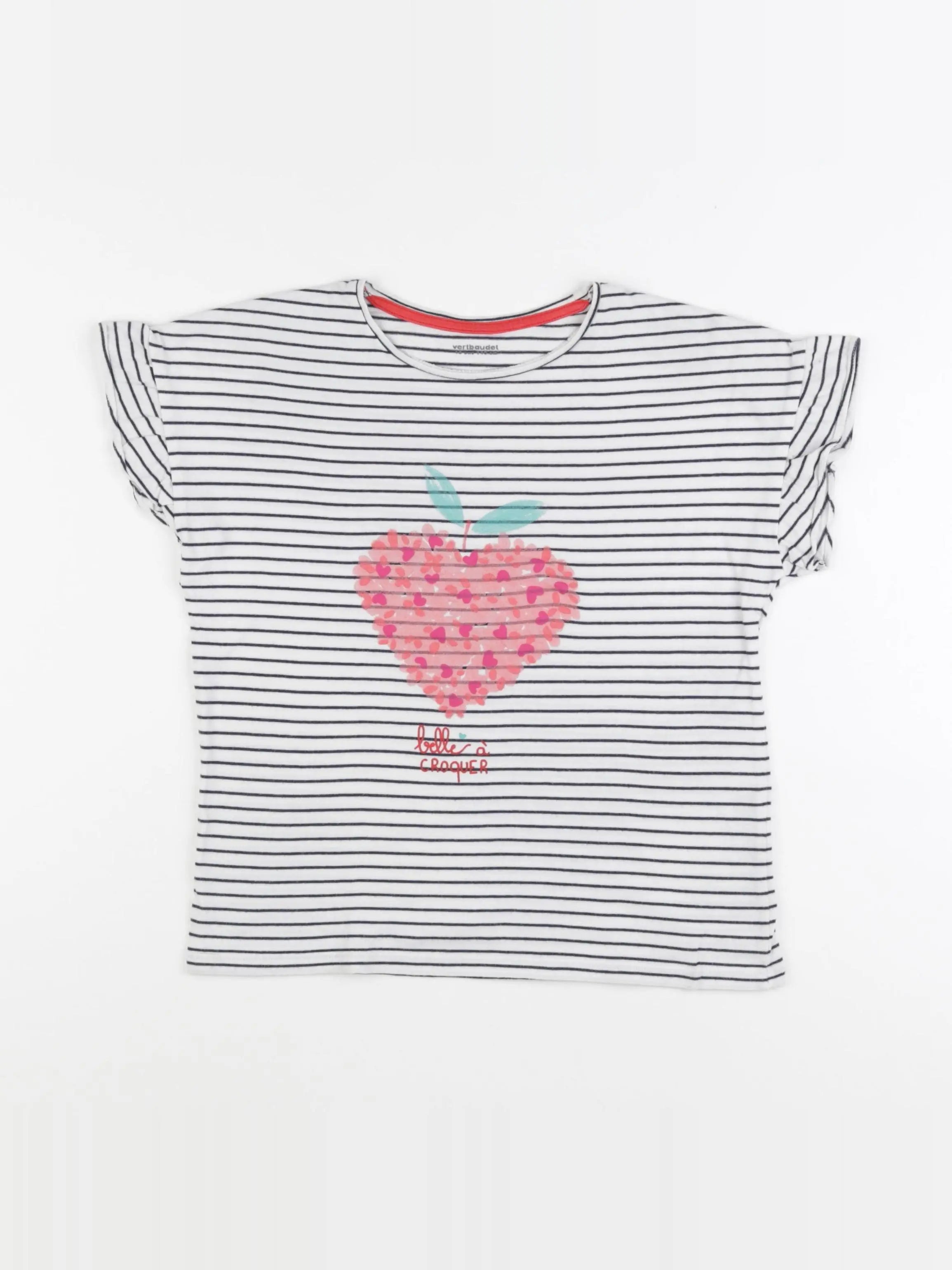 Vertbaudet - tee-shirt multicolore - 10 ans