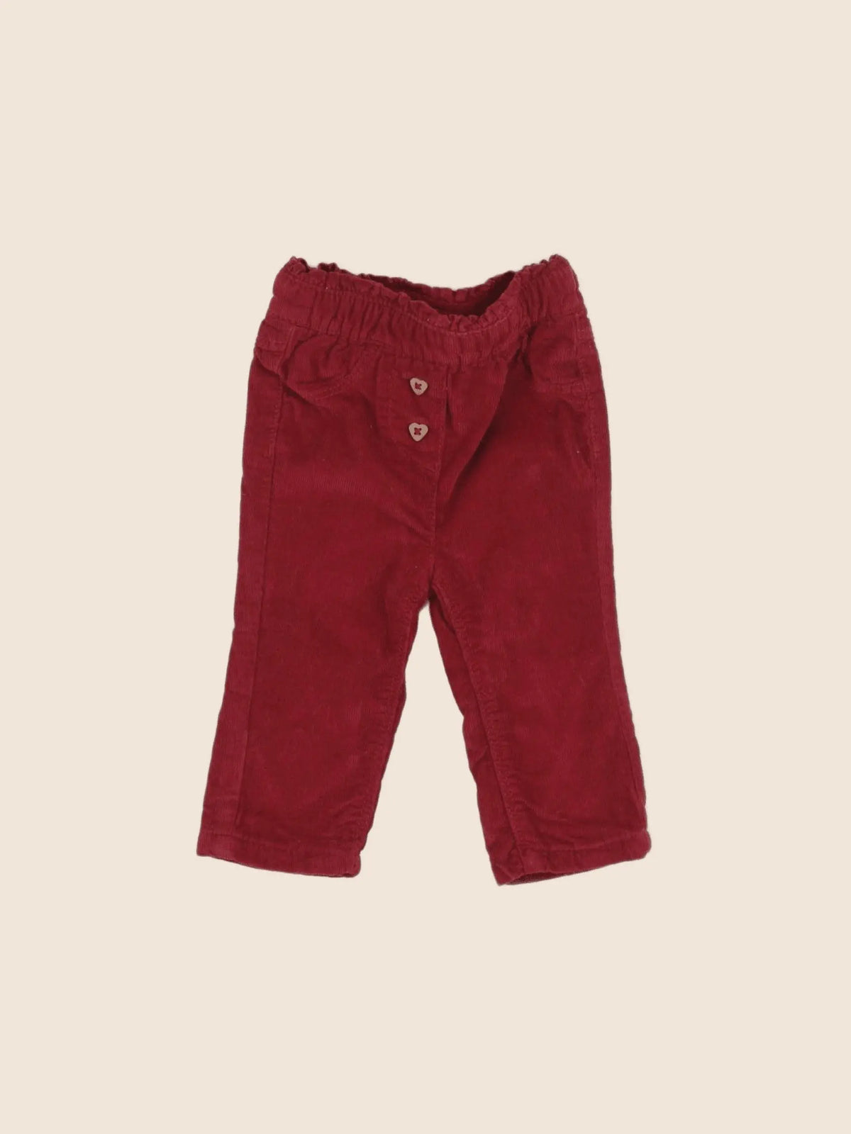 Tape à l'oeil - pantalon rouge - 3 mois