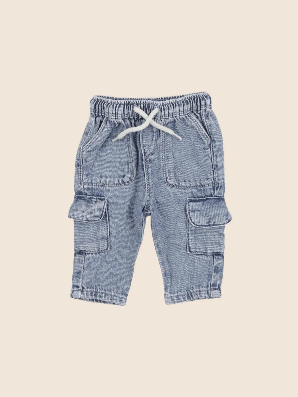 Vertbaudet - jean bleu - 3 mois