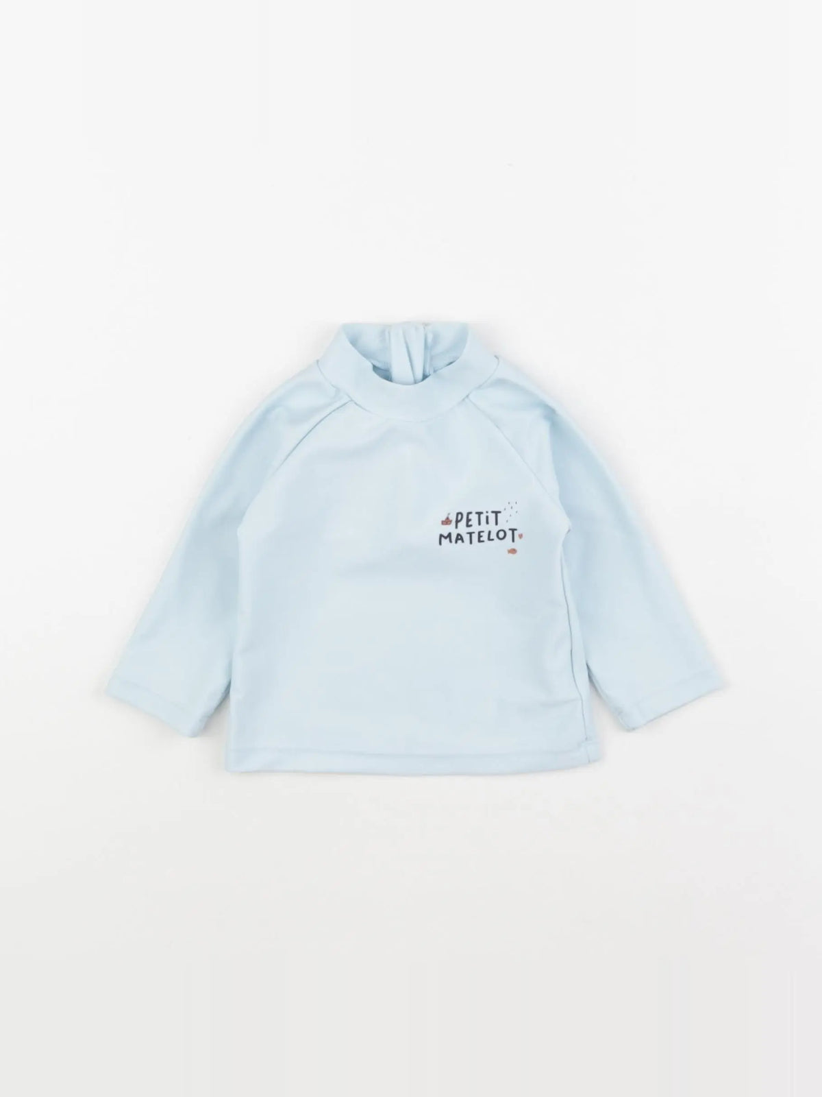 Vertbaudet - tee-shirt de bain bleu - 3 mois