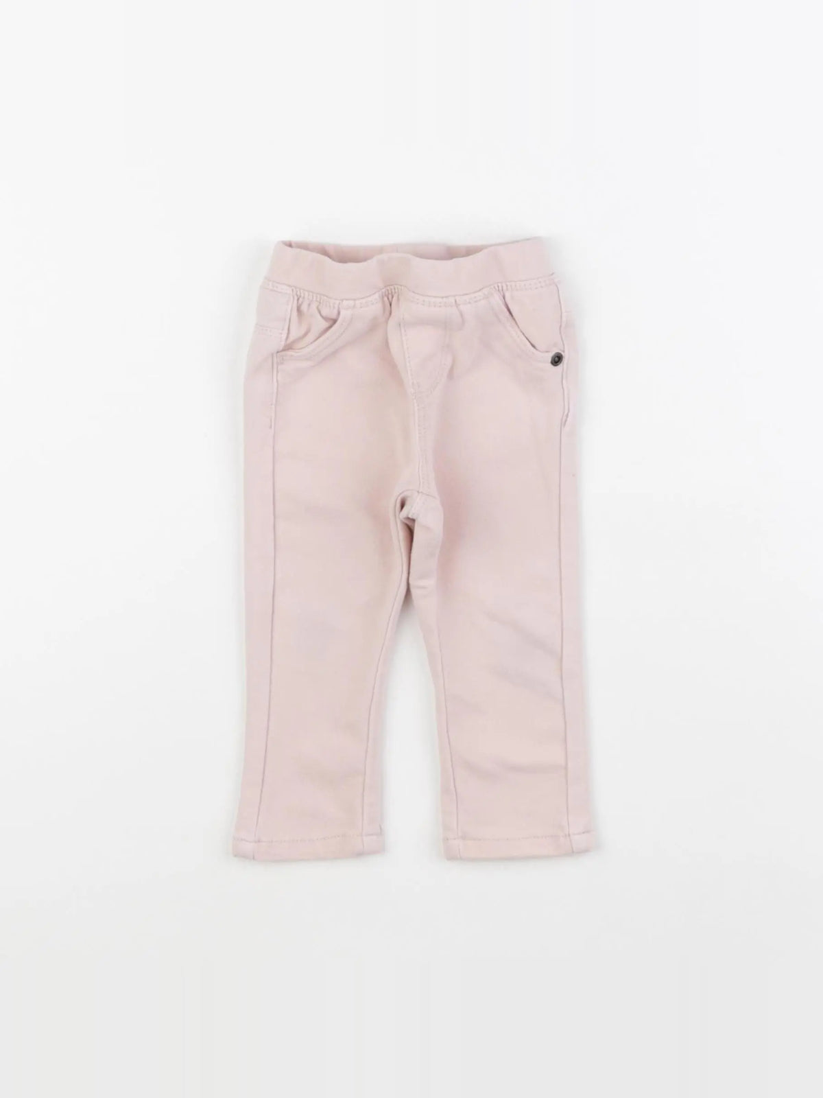 Vertbaudet - jegging rose - 12 mois