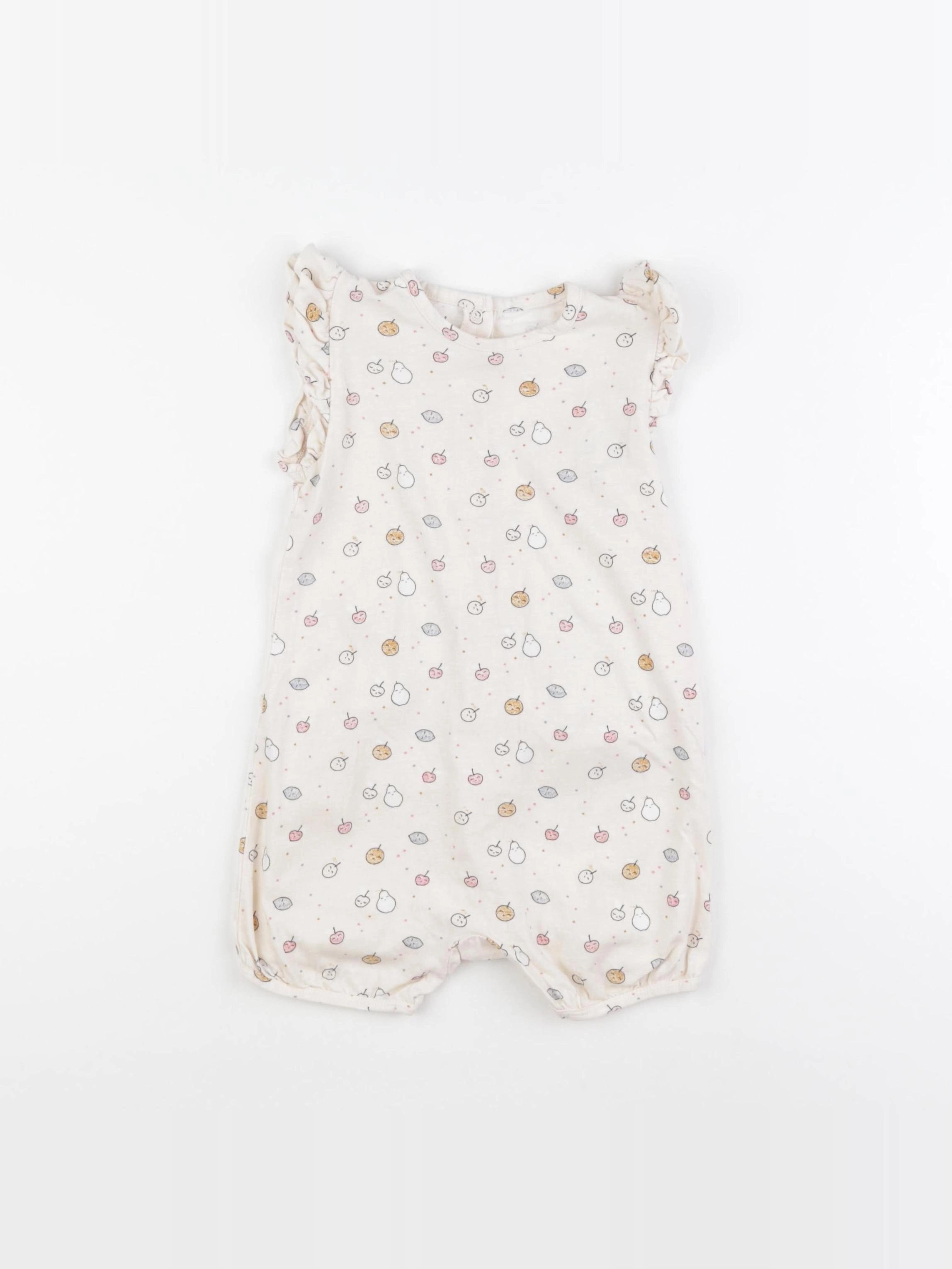 Vertbaudet - pyjama coton beige - 2 ans