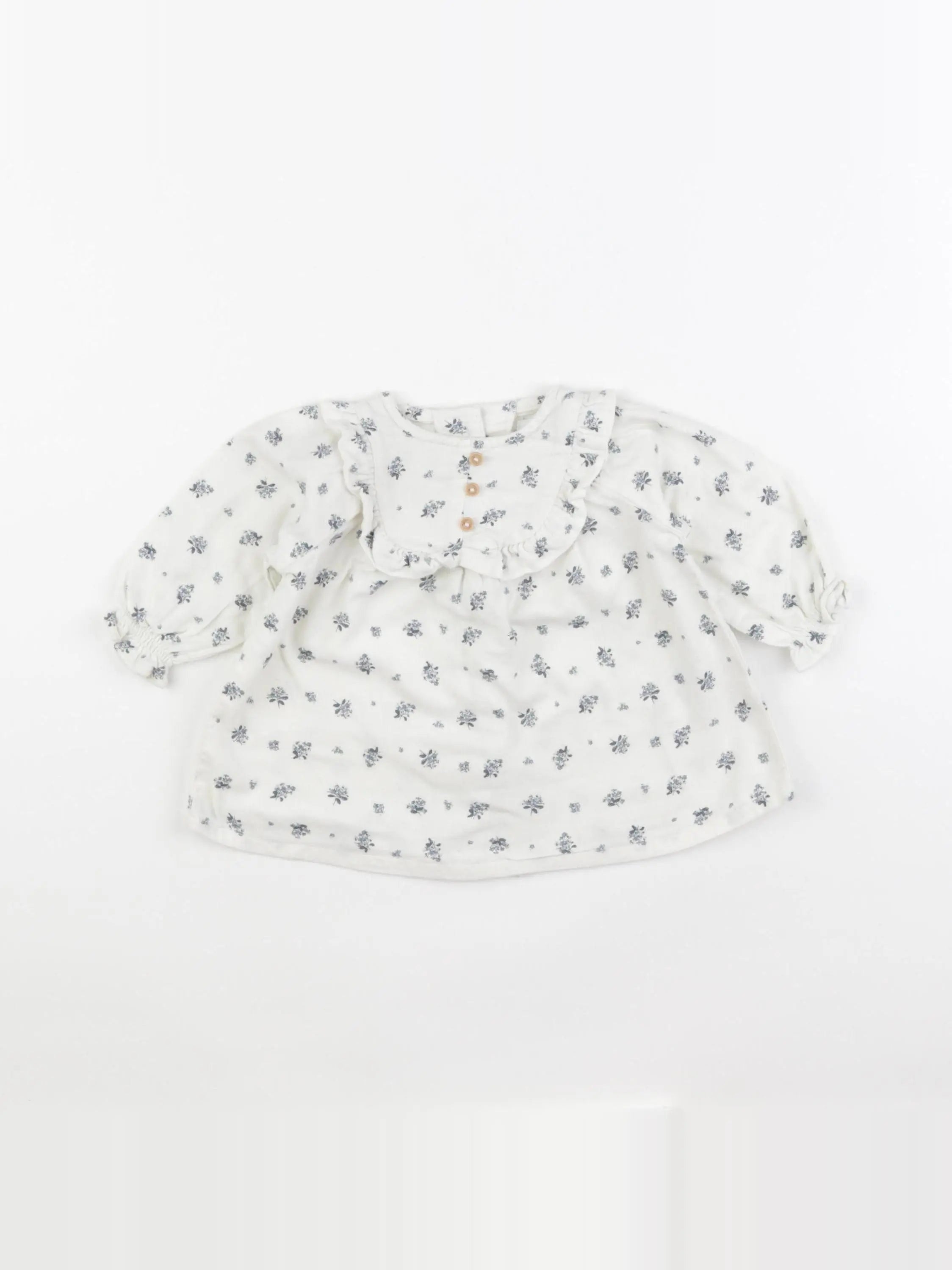 Vertbaudet - robe beige - 3 mois