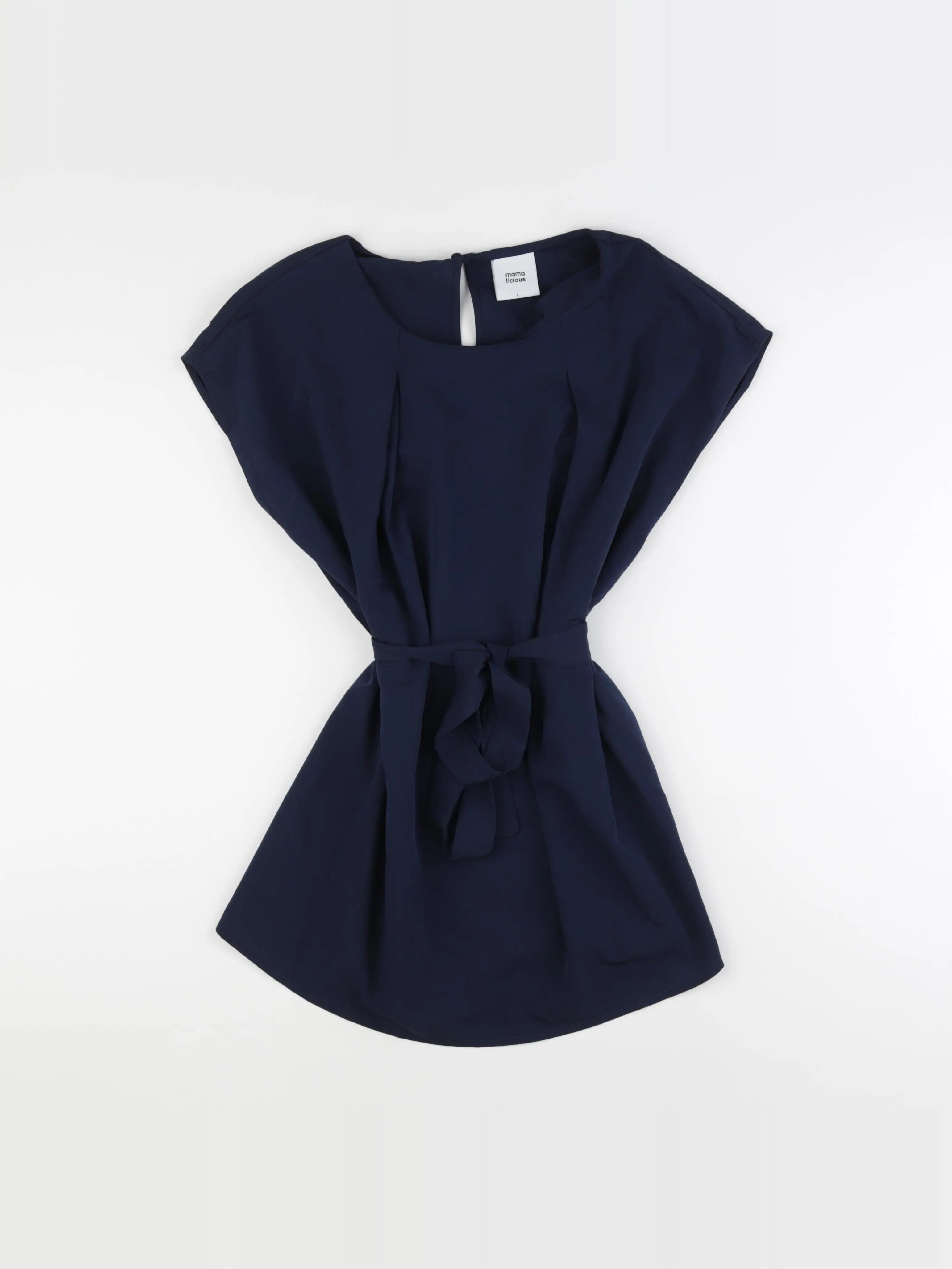 Mamalicious - blouse grossesse bleu - l