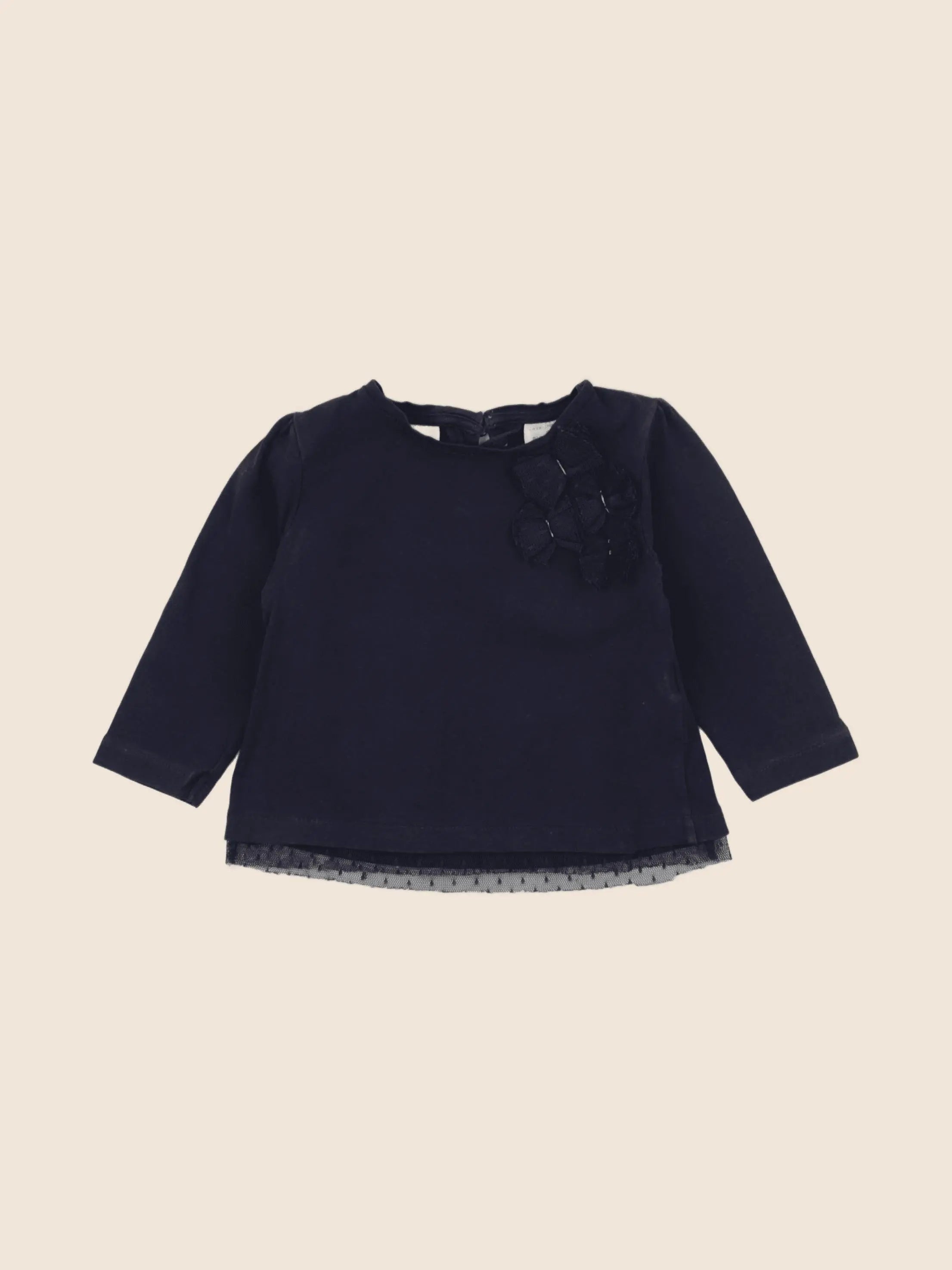 Zara - tee-shirt bleu - 9/12 mois