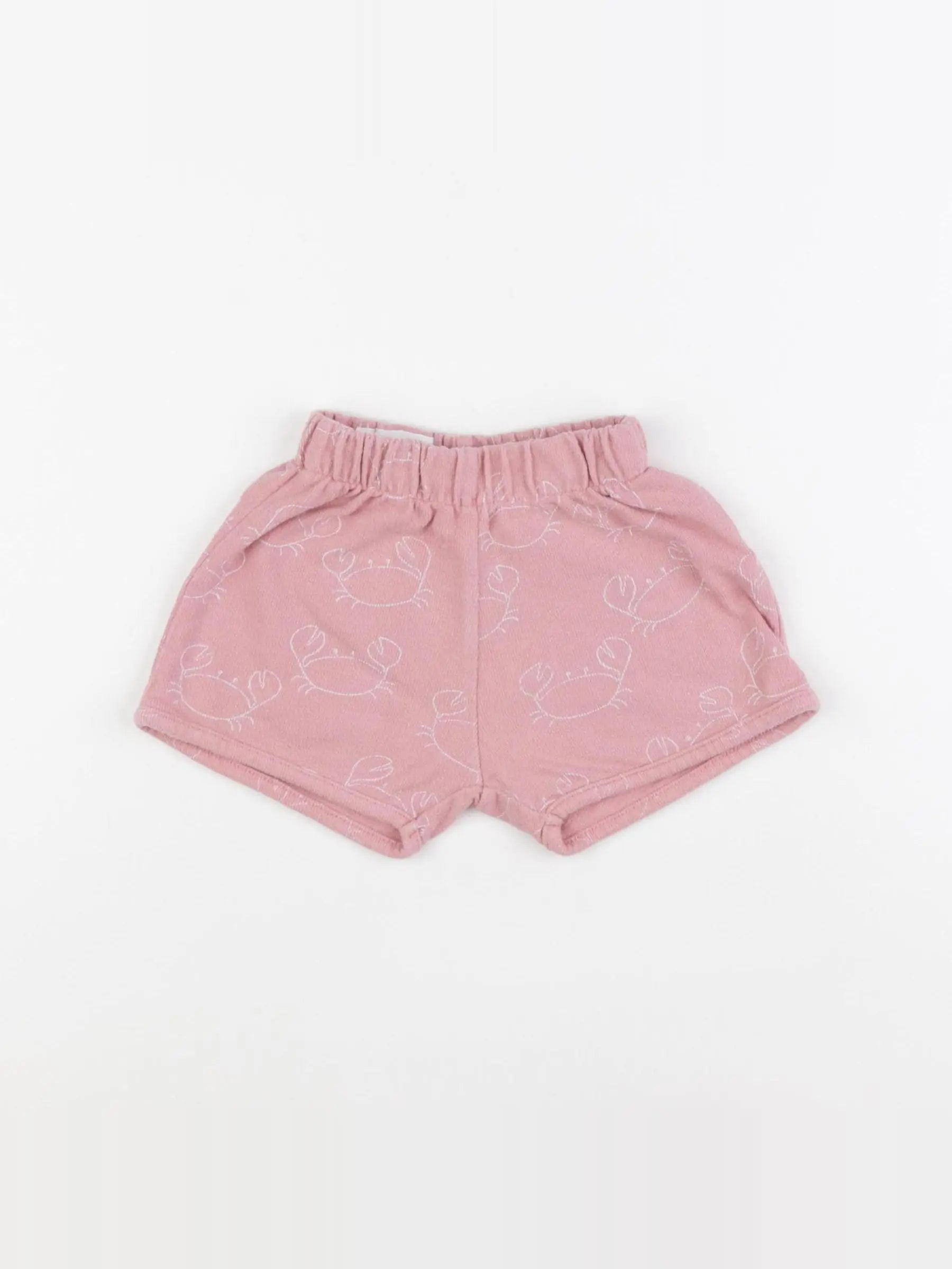 Zara - short rose - 9/12 mois