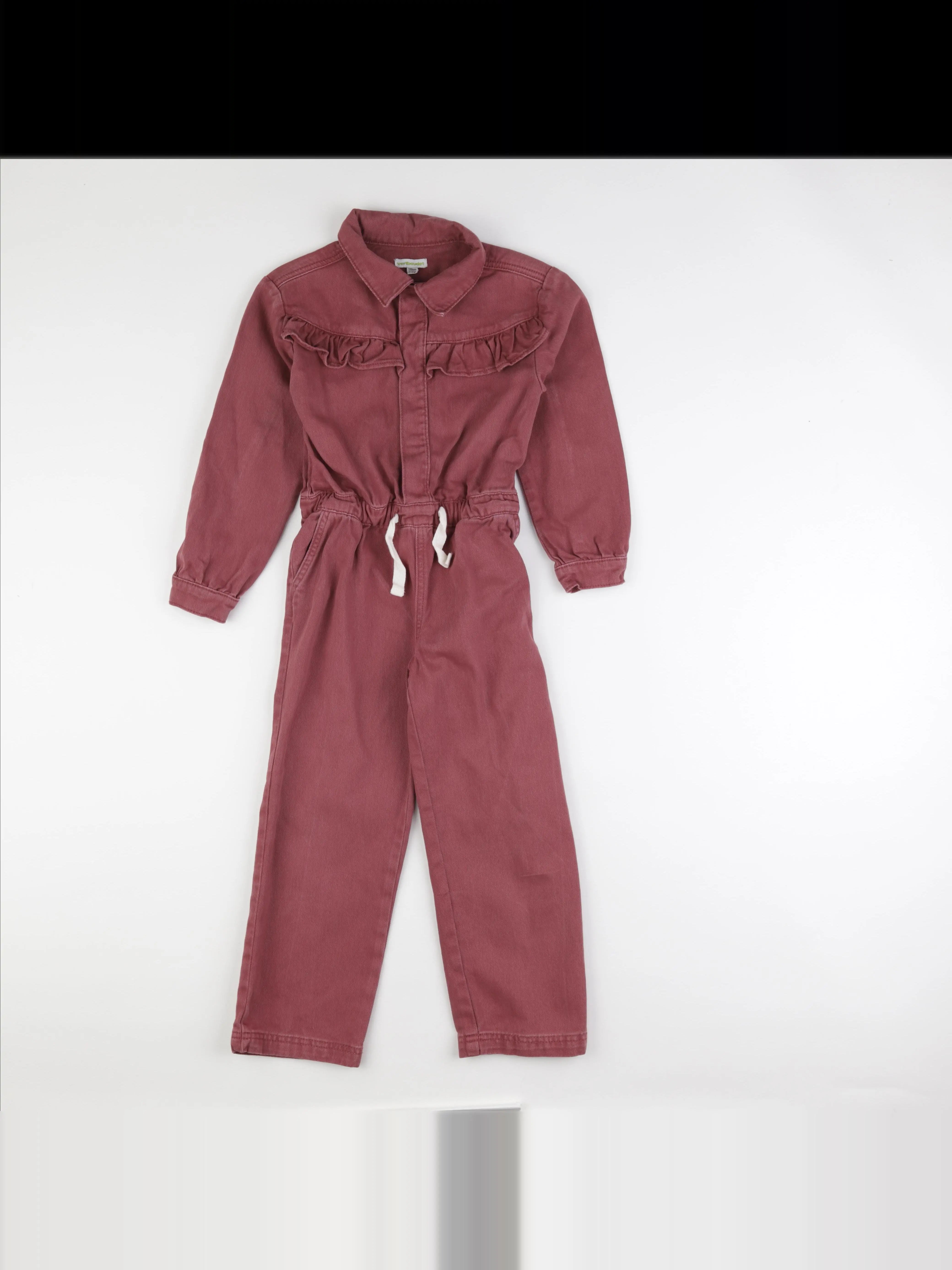 Vertbaudet - combinaison rouge - 7 ans