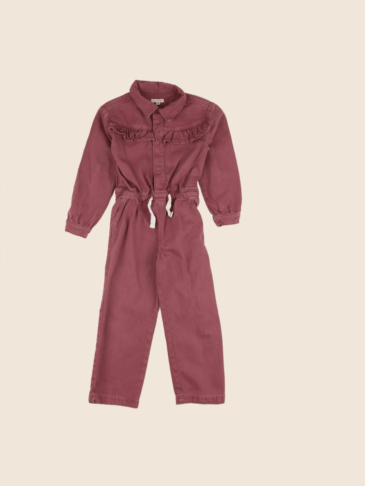 Vertbaudet - combinaison rouge - 7 ans