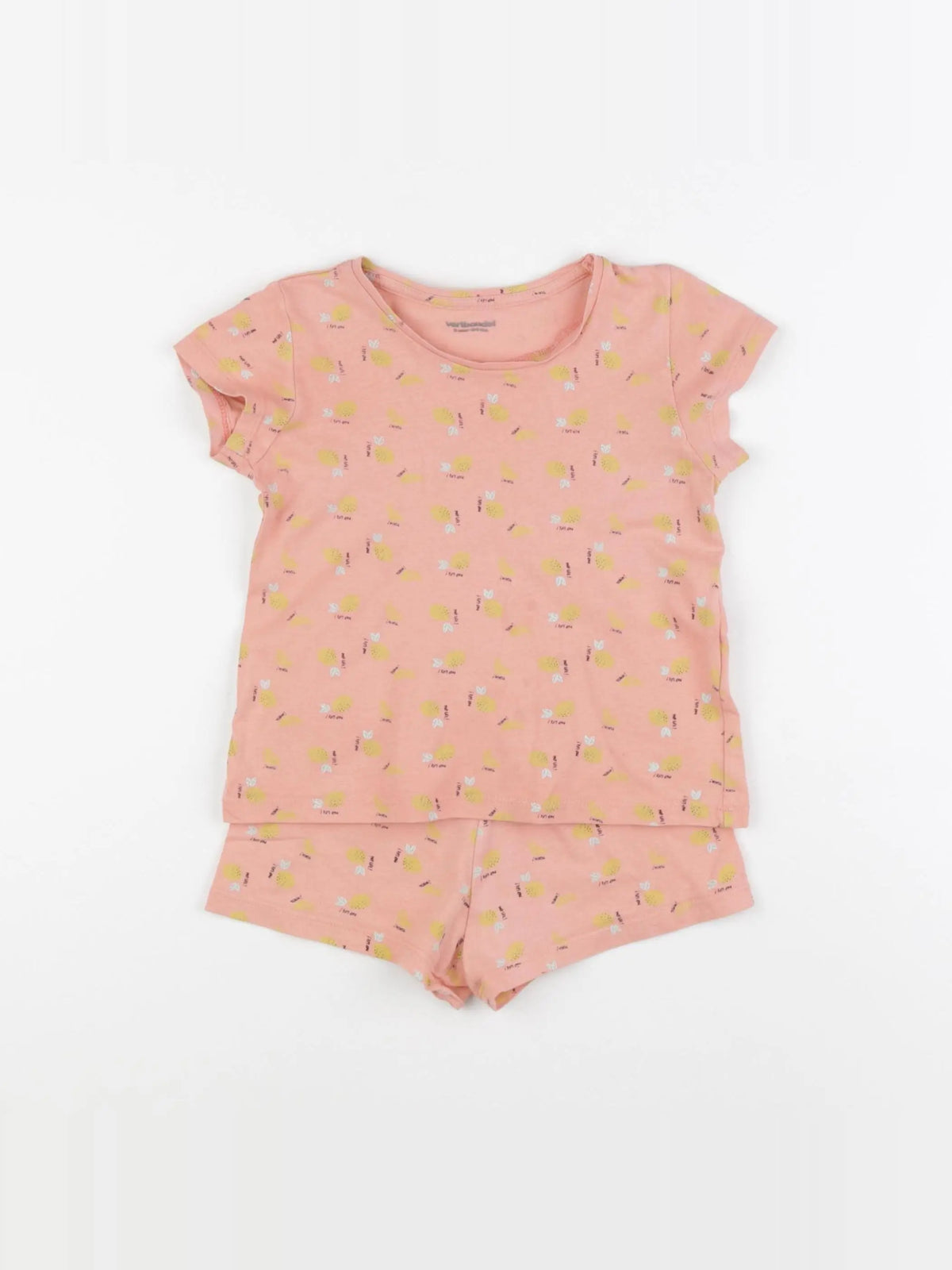 Vertbaudet - pyjama coton rose - 3 ans