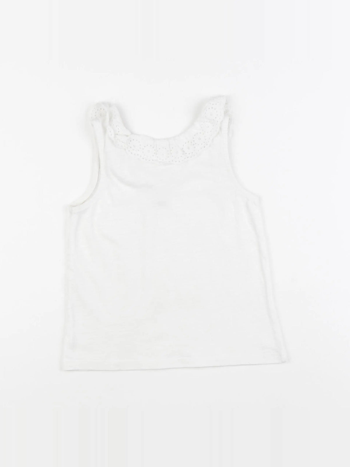 Vertbaudet - débardeur blanc - 5 ans