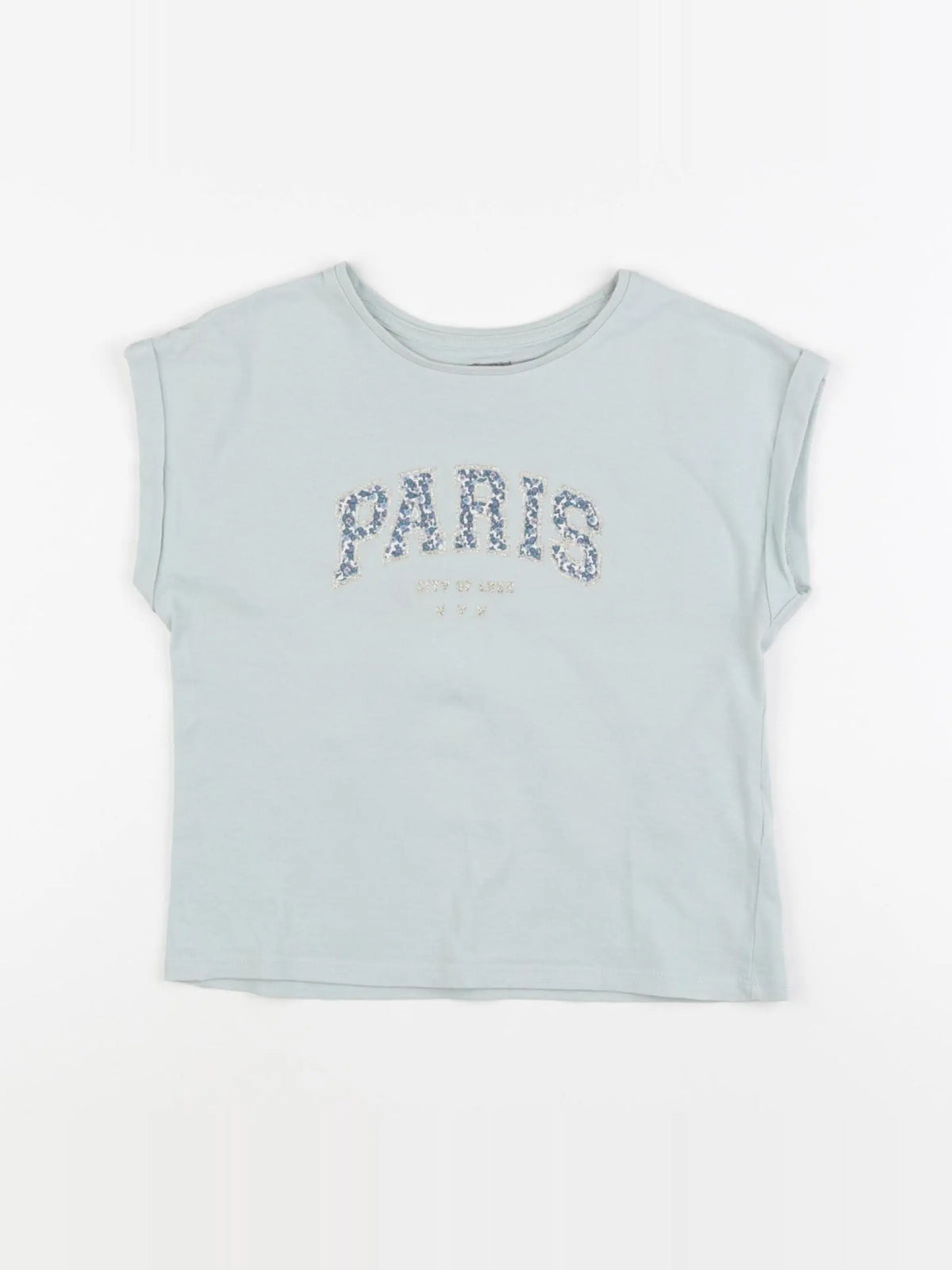 Vertbaudet - tee-shirt bleu - 6 ans