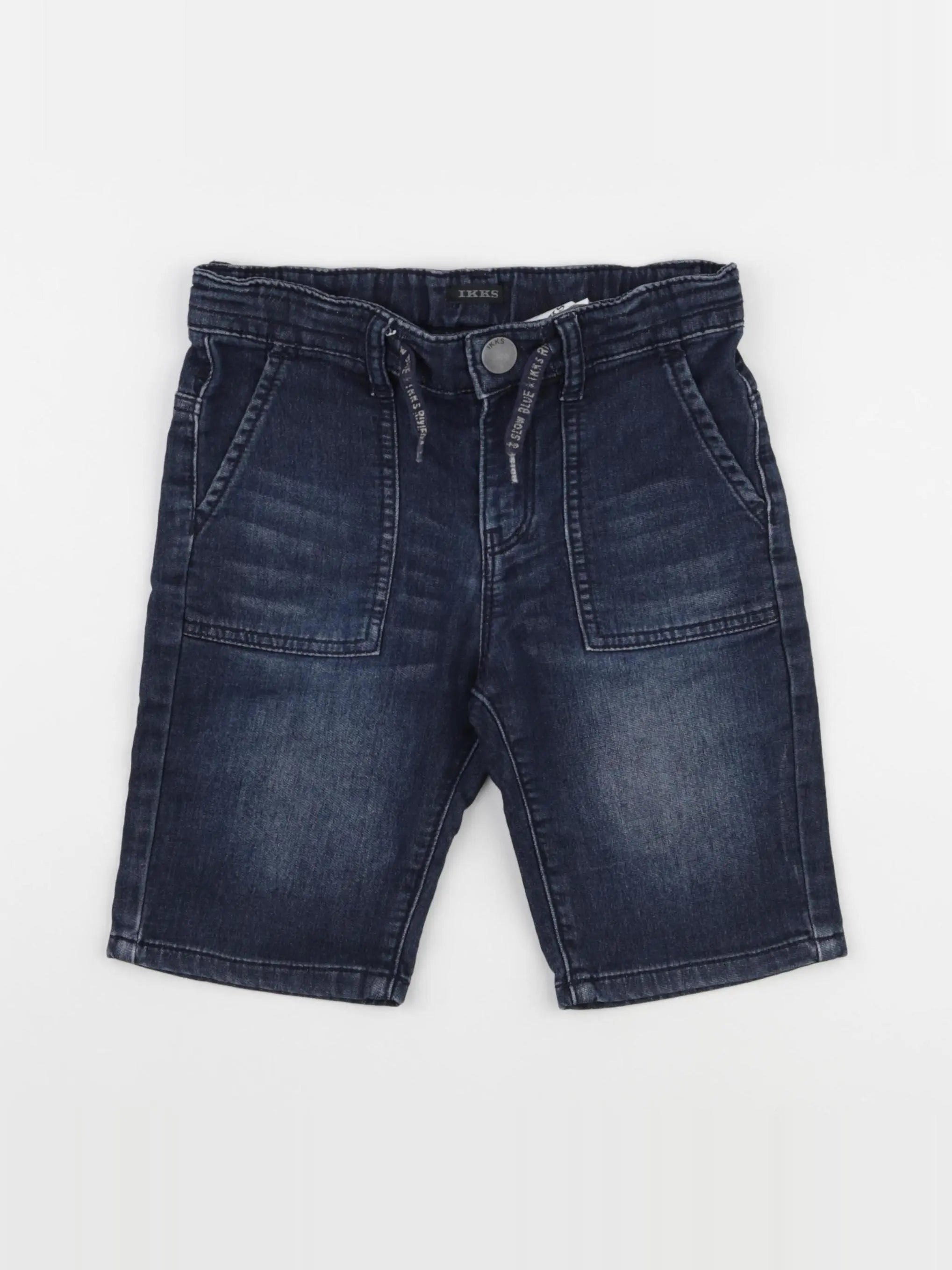 IKKS - short bleu - 7 ans