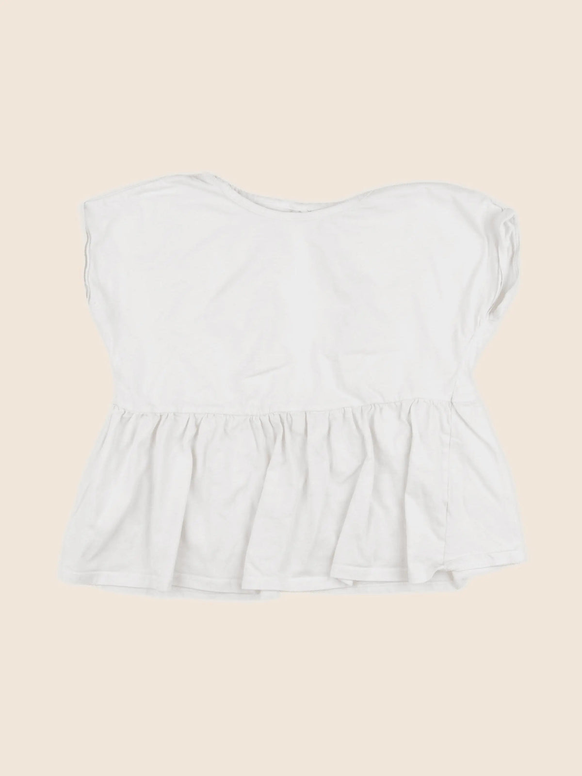 La Redoute - tee-shirt beige - 12 ans