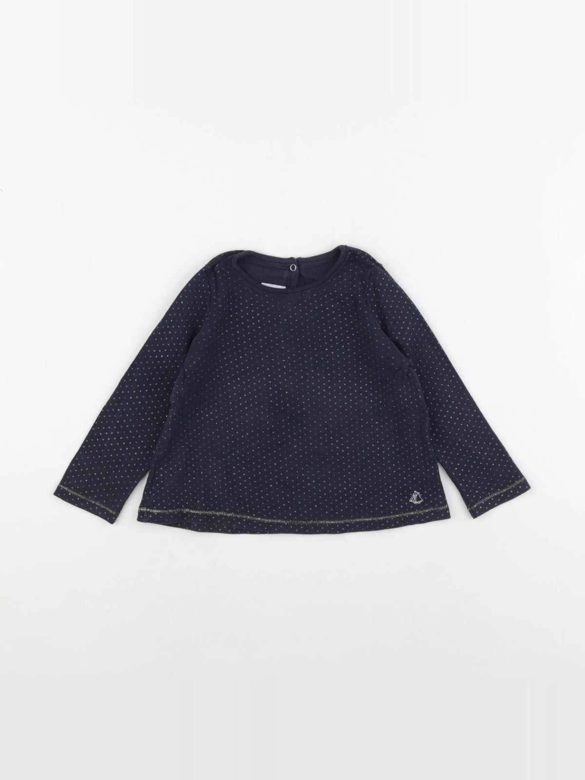 Petit Bateau - tee-shirt bleu - 24 mois