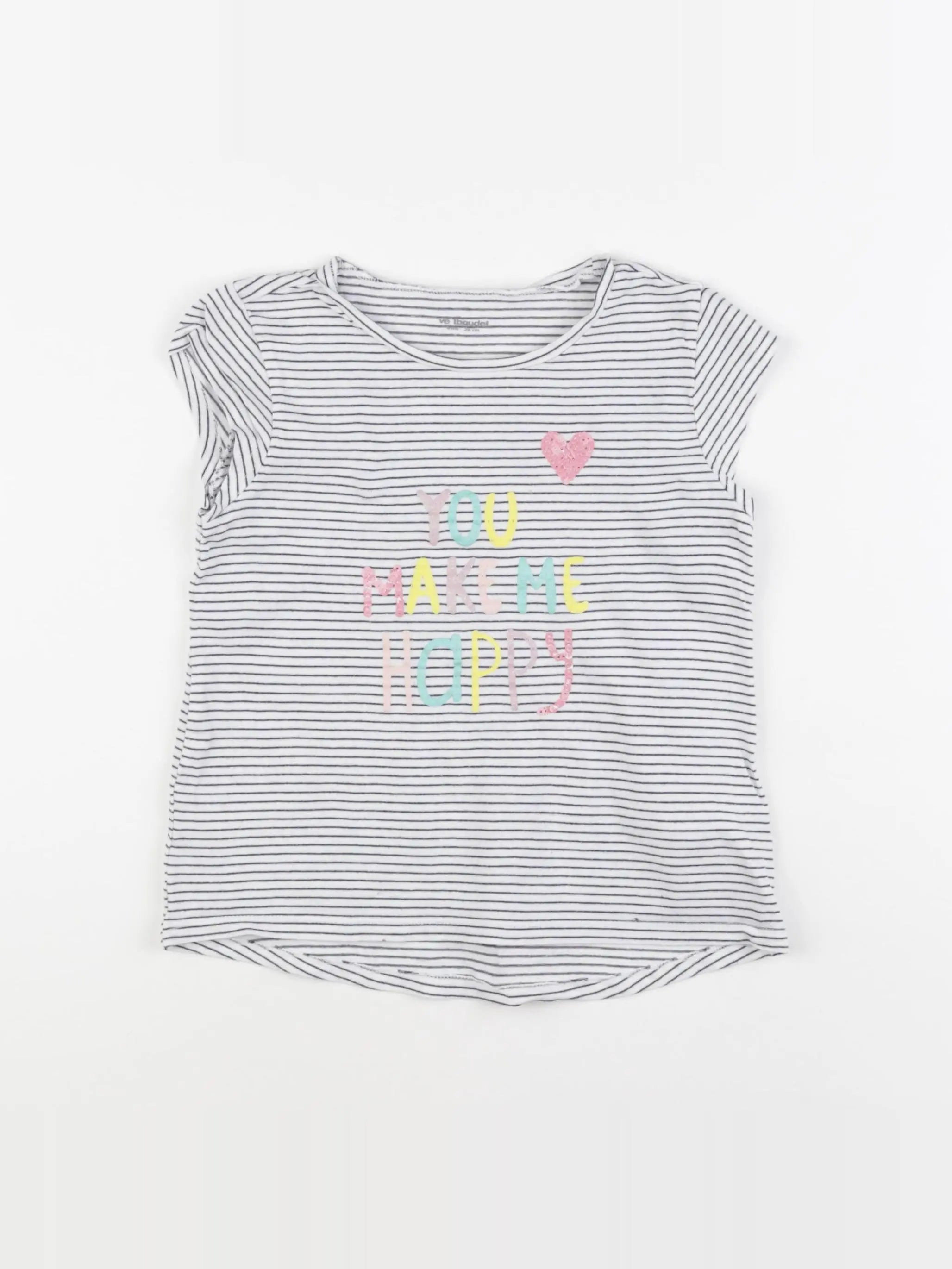 Vertbaudet - débardeur blanc - 8 ans