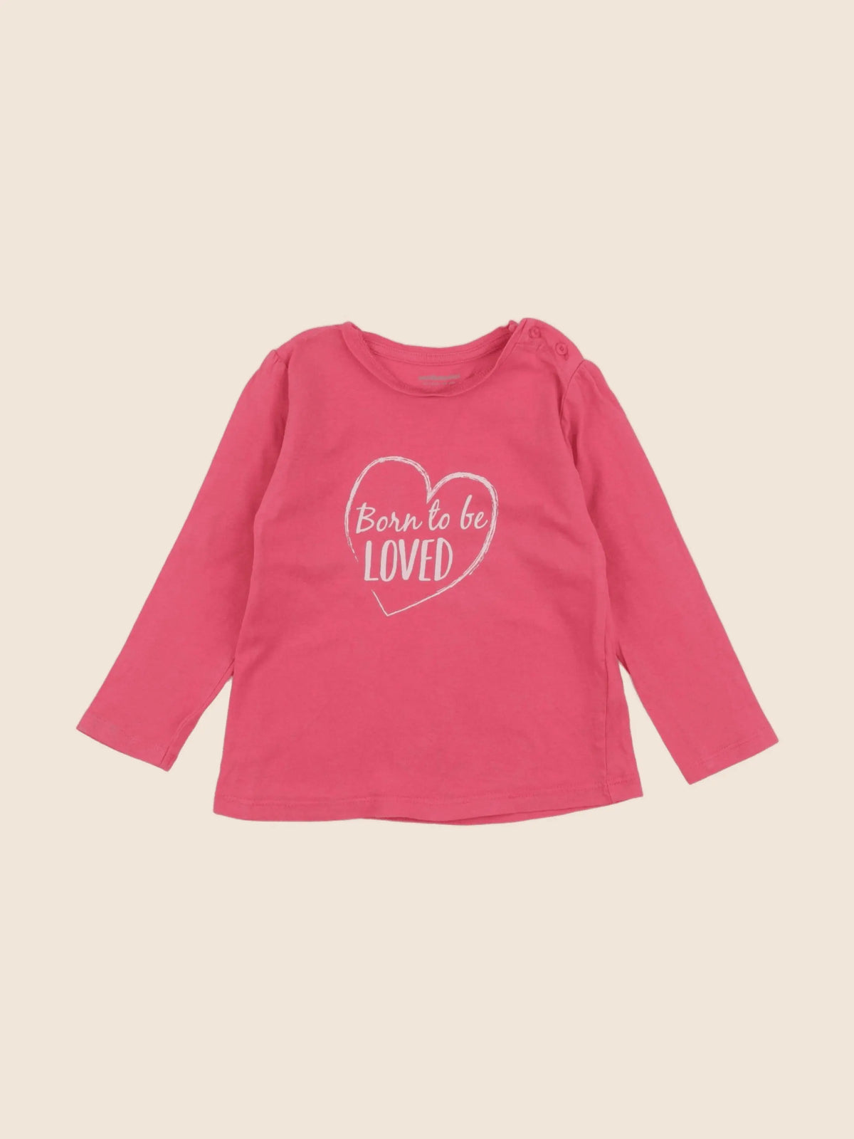 Vertbaudet - tee-shirt rose - 24 mois
