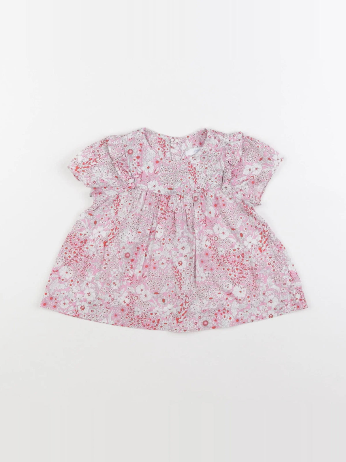 Jacadi - blouse liberty rose - 12 mois