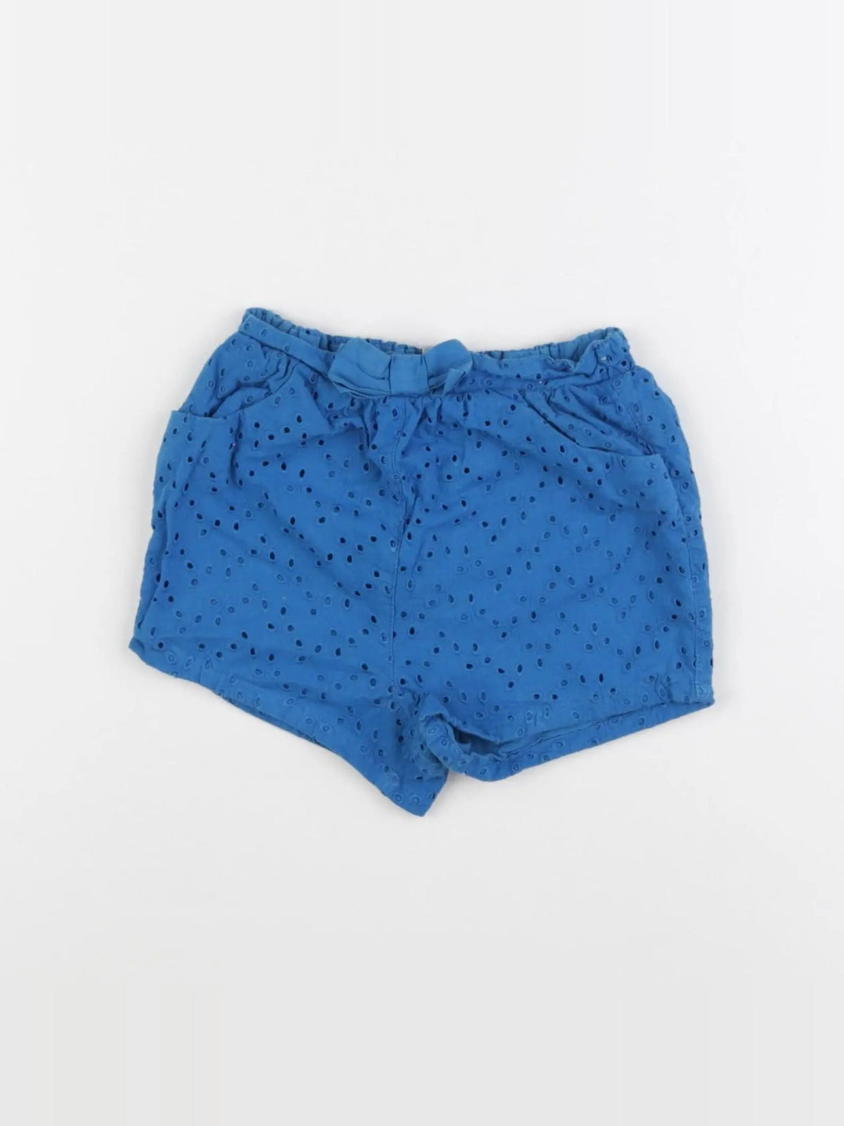 Petit Bateau - short bleu - 36 mois