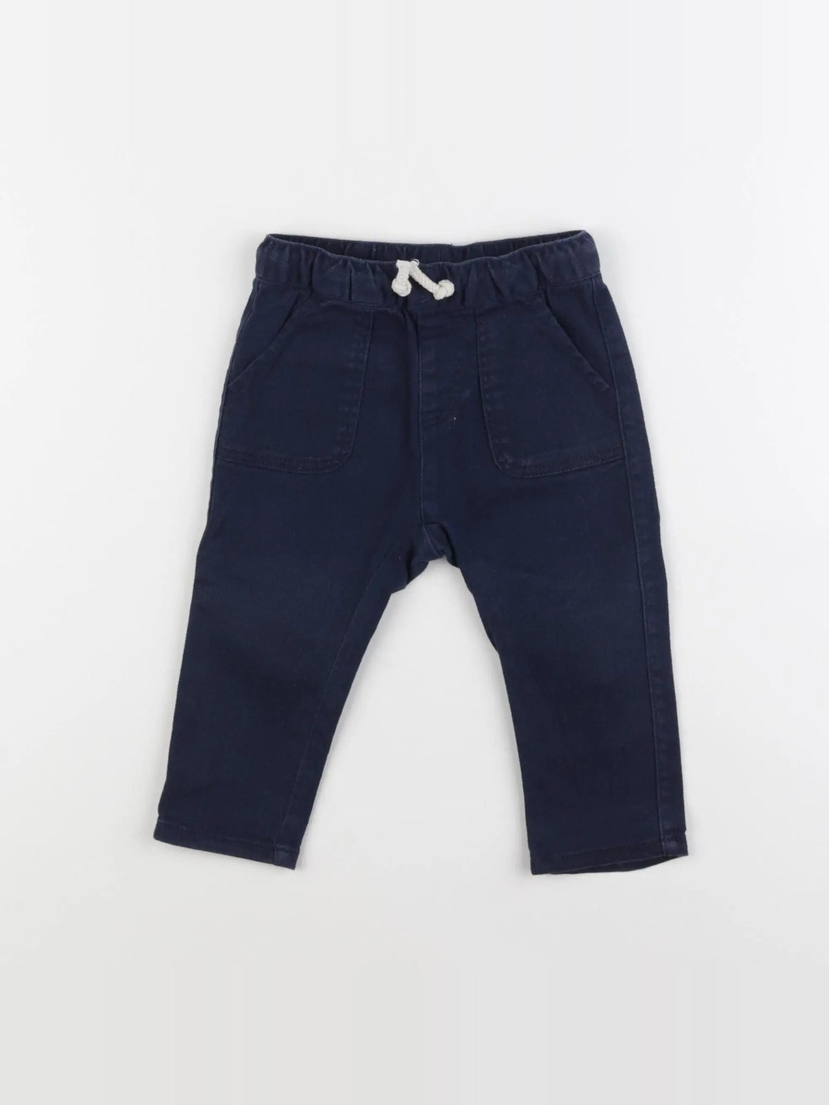 H&M - jean bleu - 6/9 mois