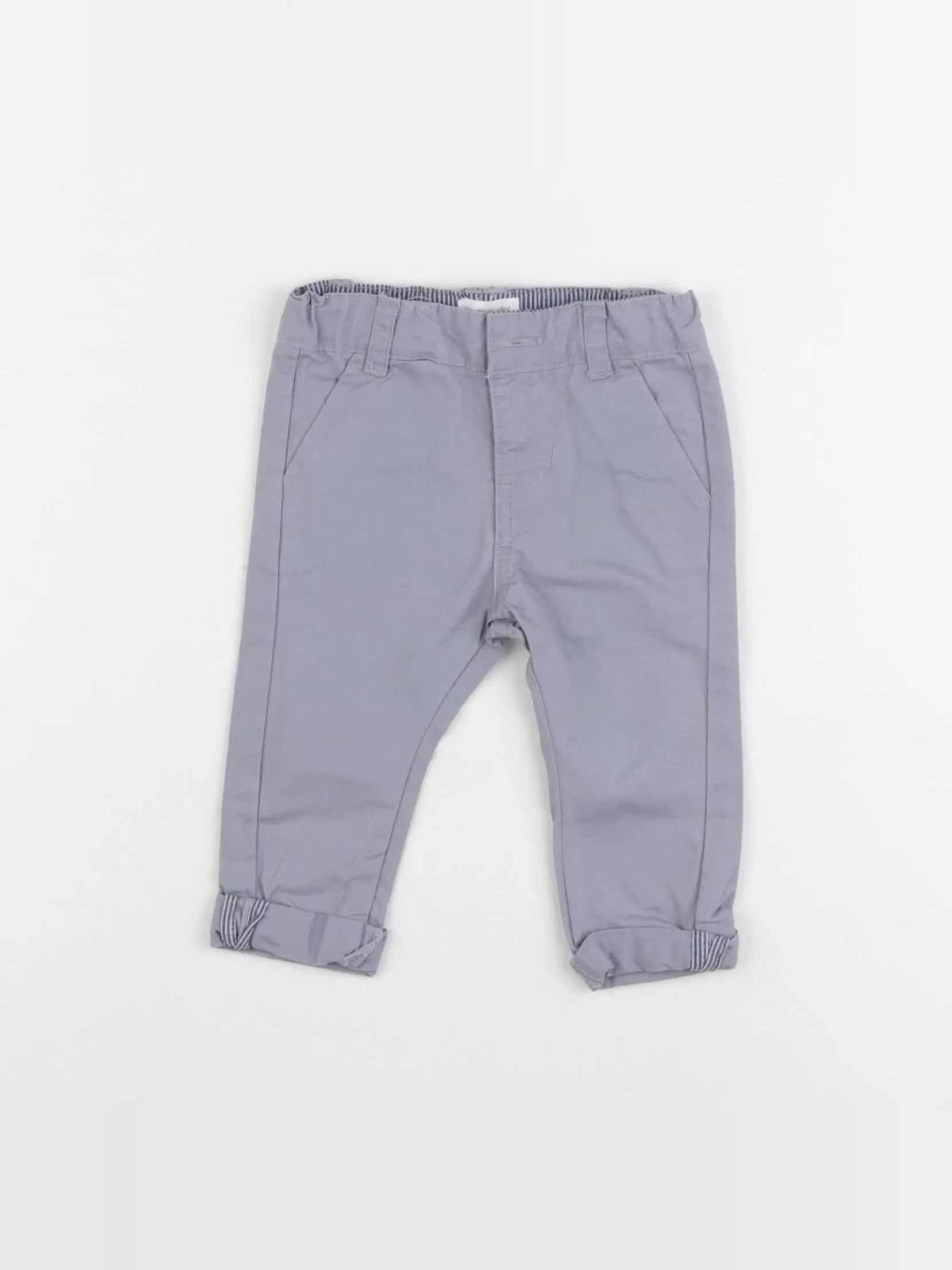 Vertbaudet - pantalon bleu - 3 mois