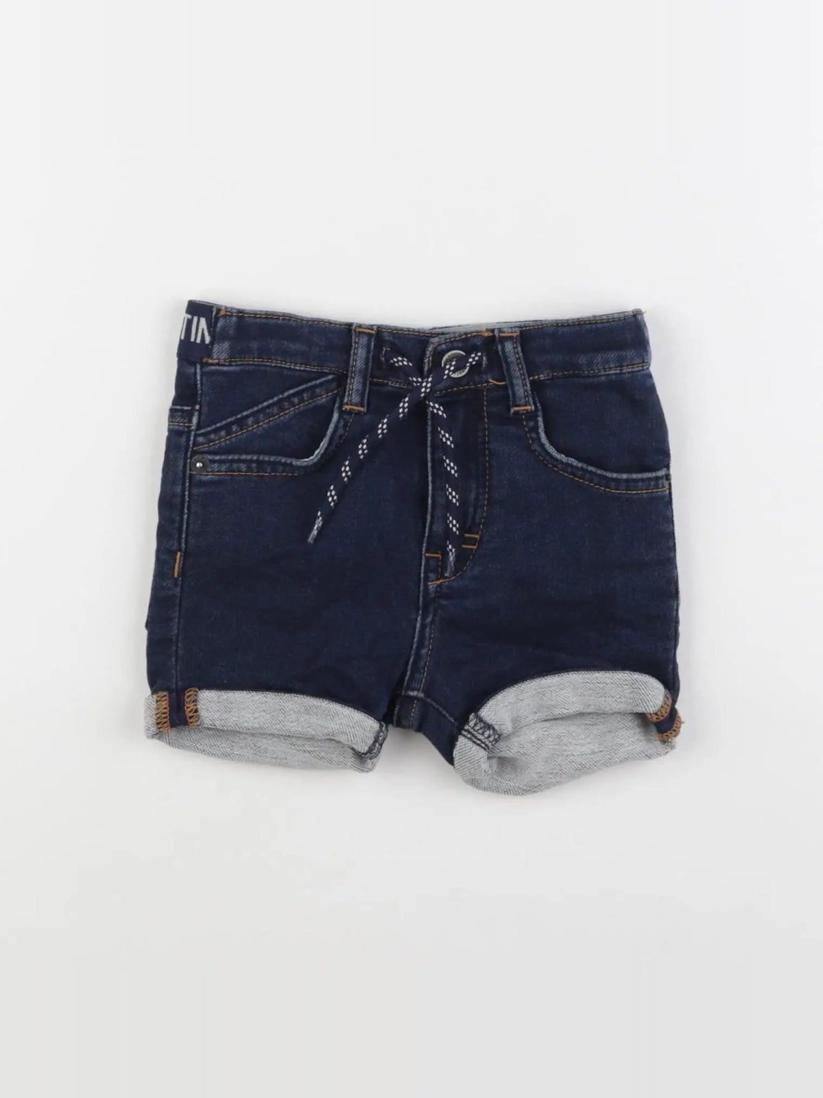 Timberland - short bleu - 12 mois