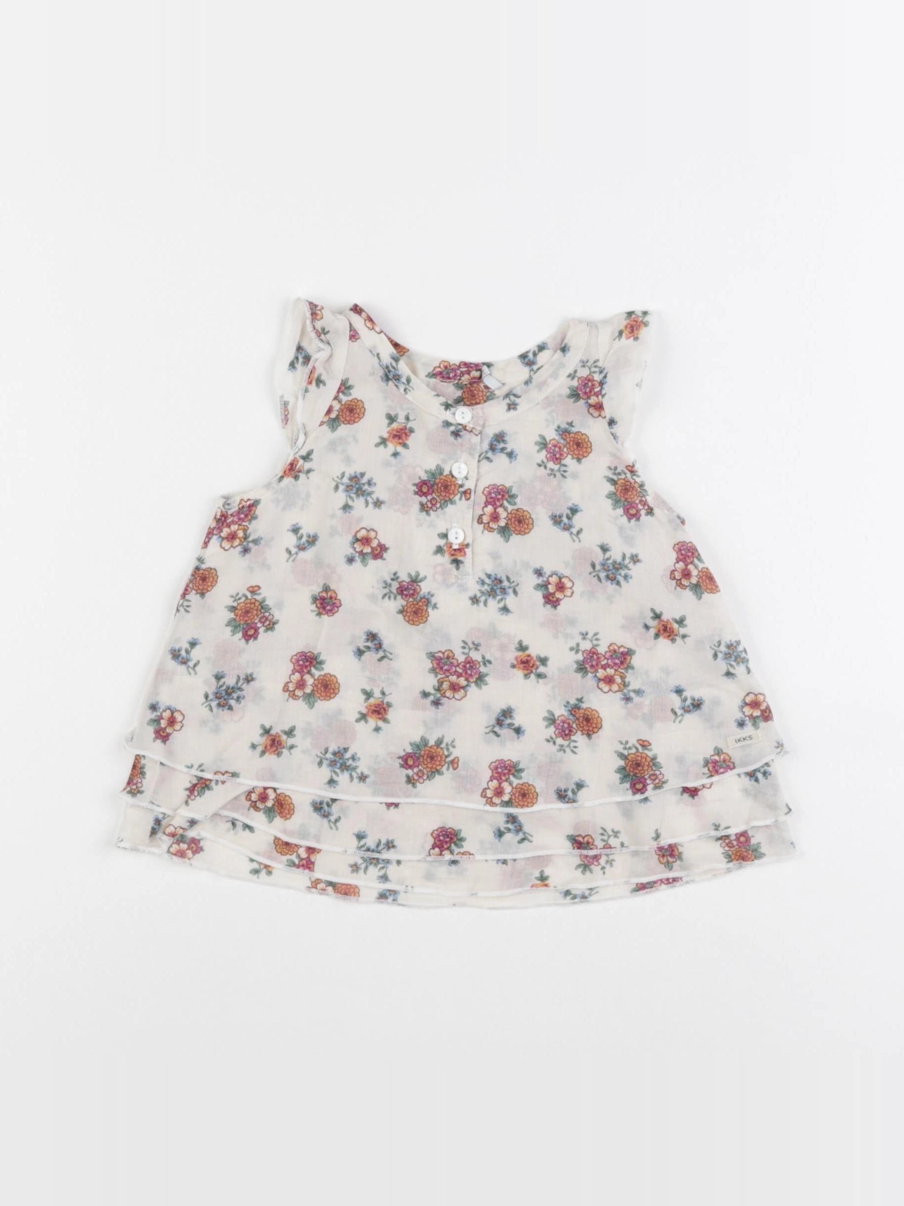 IKKS - blouse blanc, multicolore - 12 mois