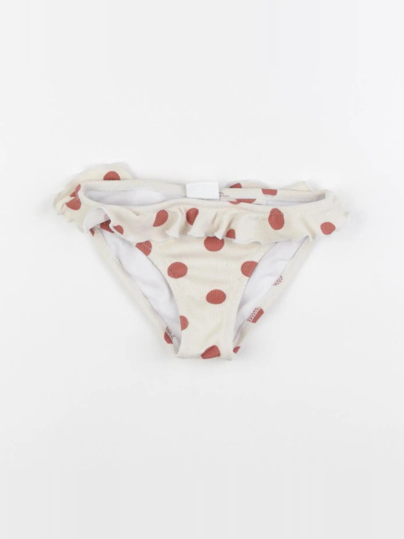 Zara - maillot de bain beige, marron - 6/7 ans